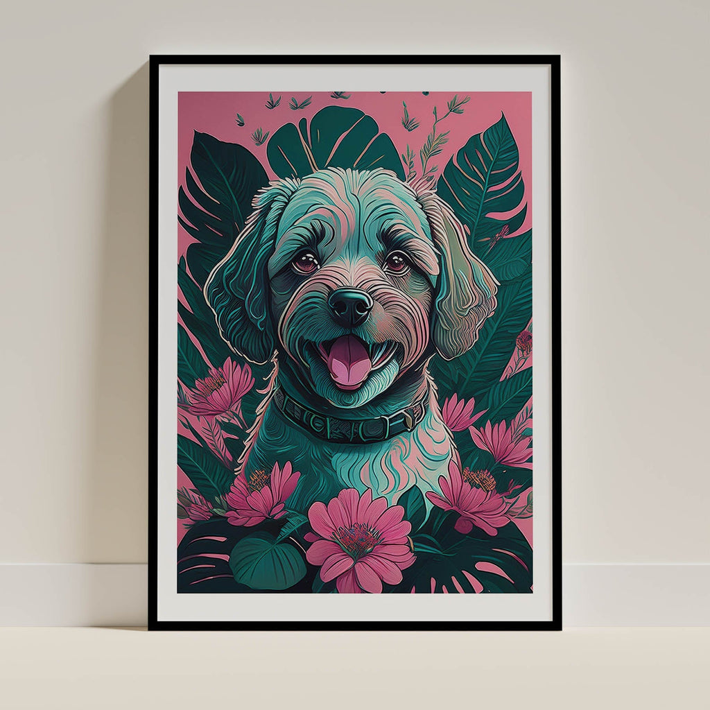 Cockapoo 1 Flowery Dog image 0