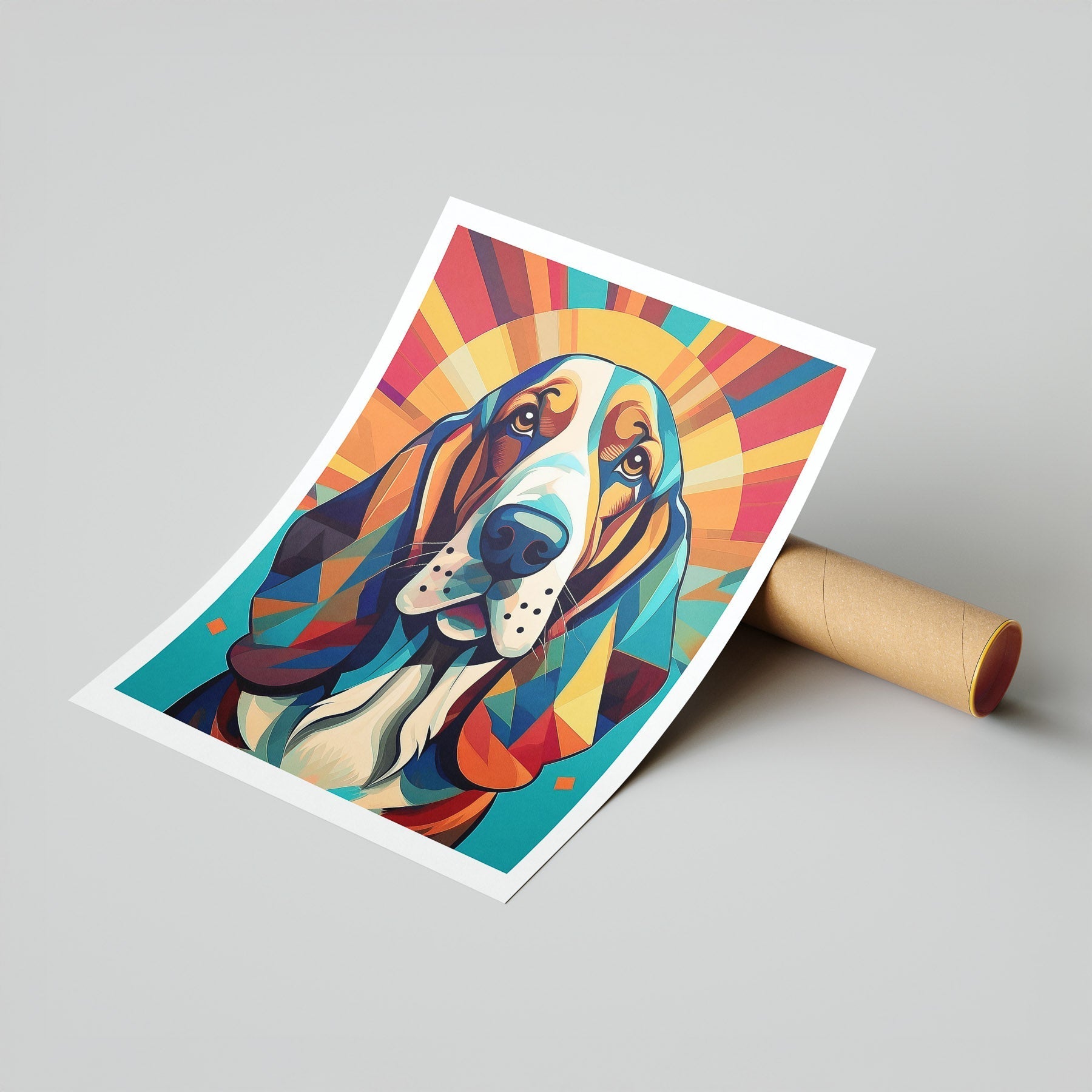 Basset Hound Colour Graphics 1 image 7