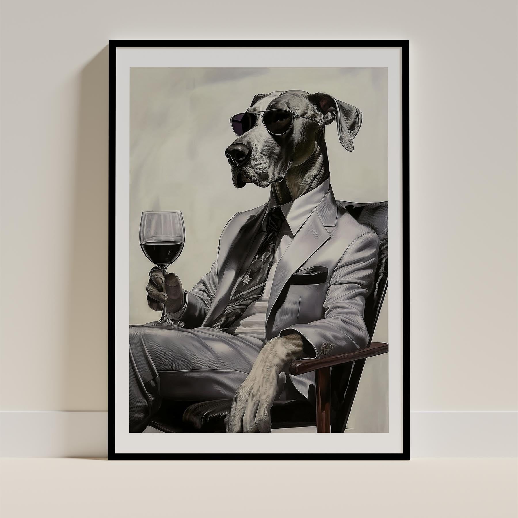 Great Dane Dog Art Print Unframed Vol 1 | 11 Unique Designs | Wall Art Gift for Dog Lovers - Image 8 | Dogsy & Co
