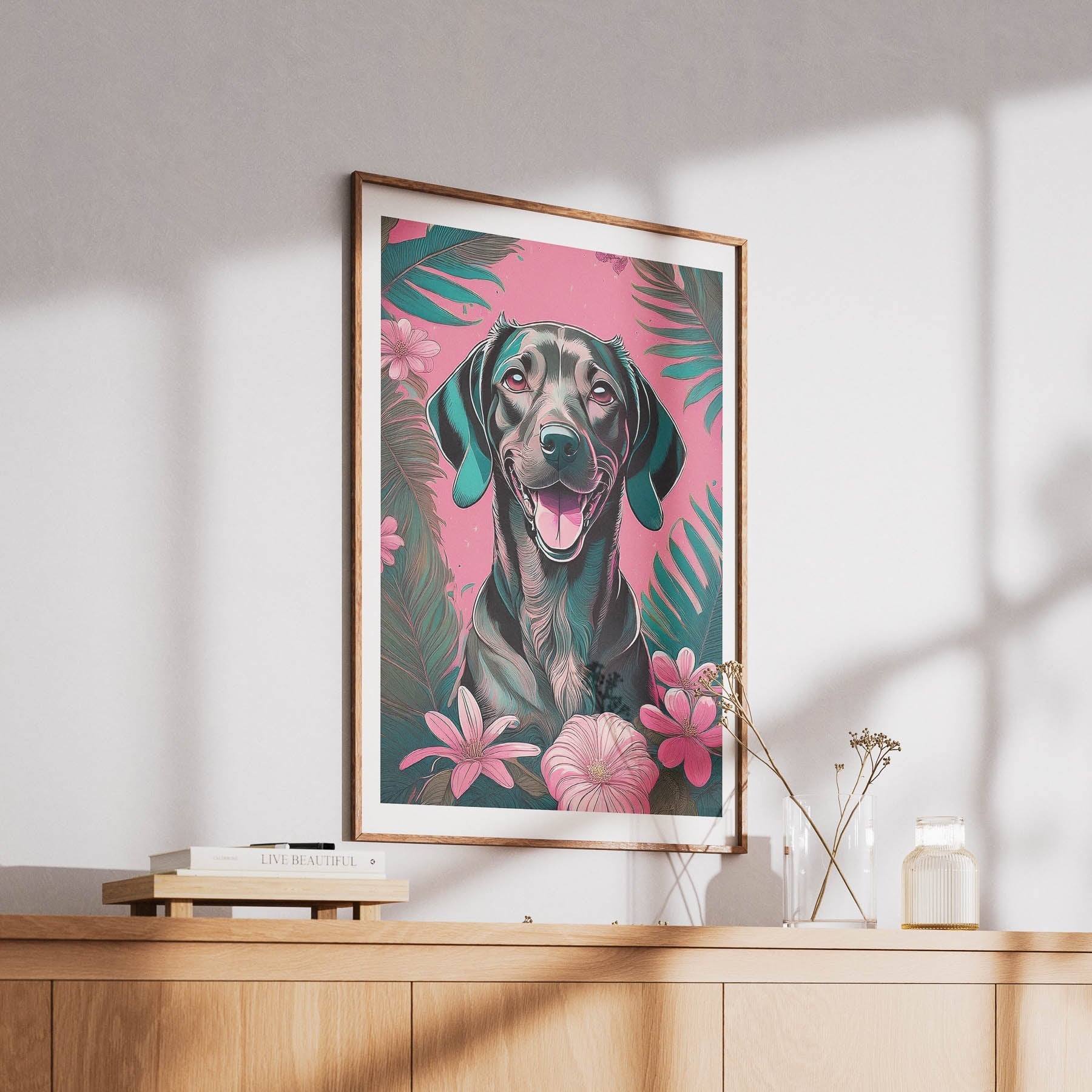 Vizsla Flowery Dog image 6