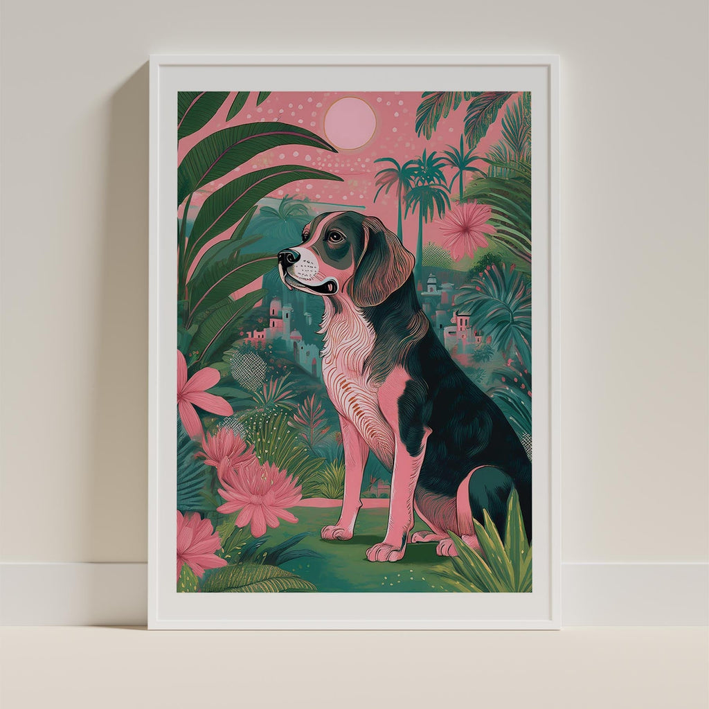 Beagle Flowery Dog image 9