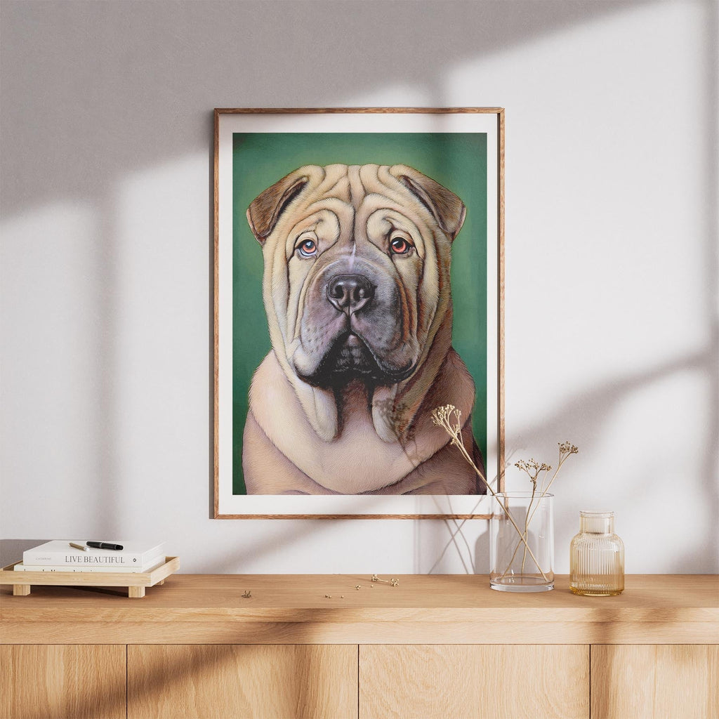 Shar Pei Green Painted Series image 8