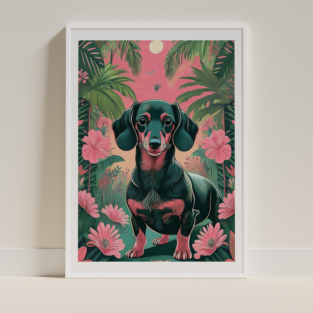 Miniature Dachshund Flowery Dog image 9