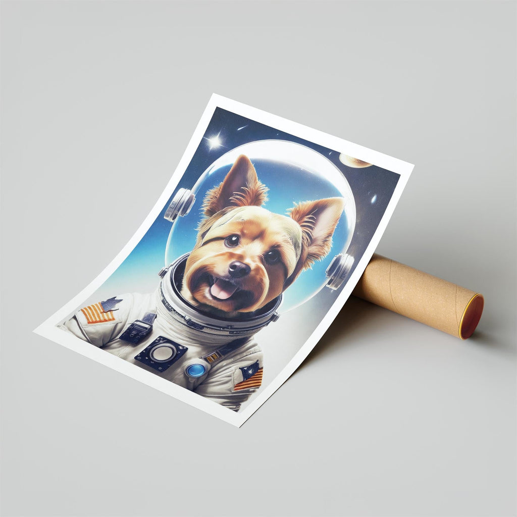 Yorkshire Terrier Astronaut Dog Series image 6