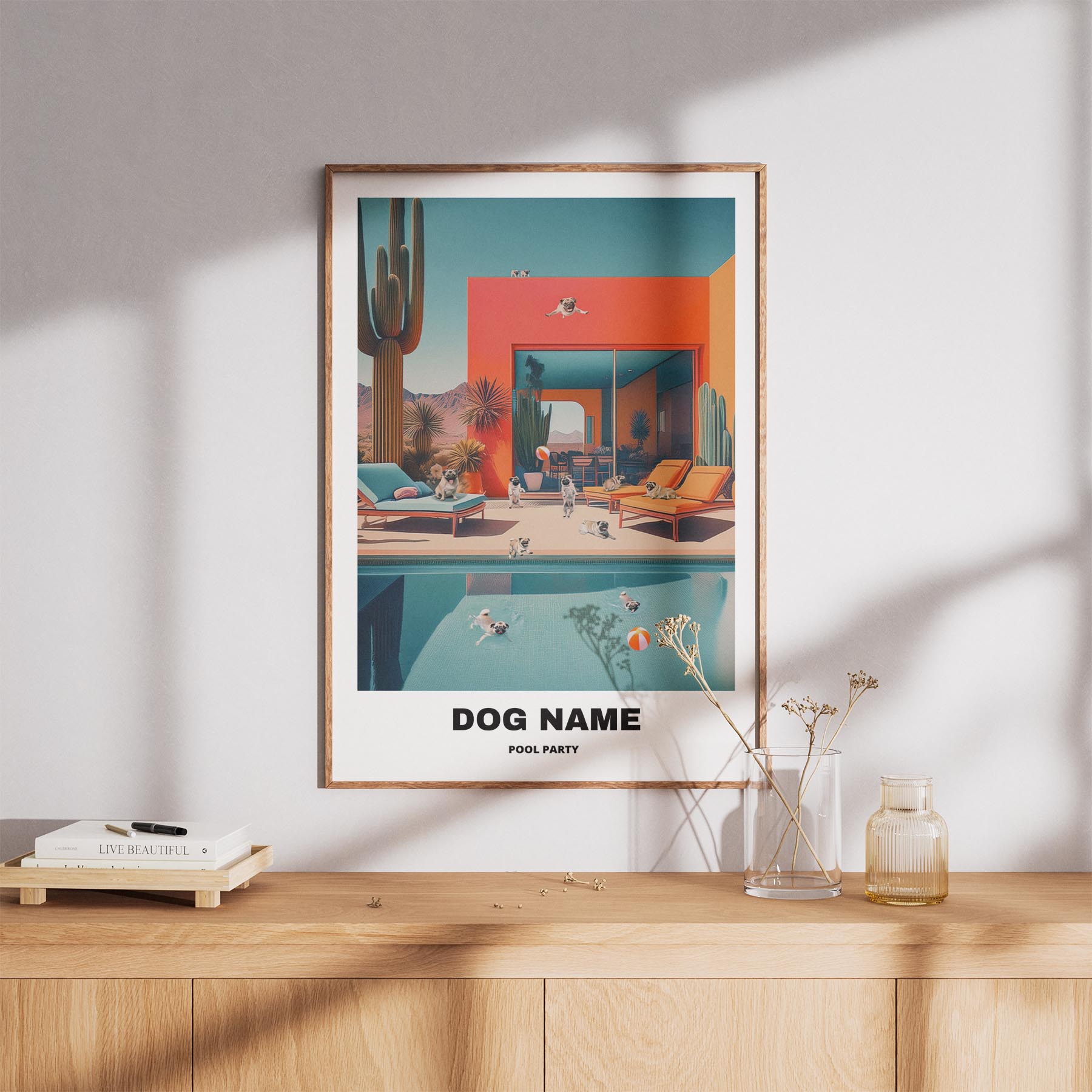 Pug Custom Pool Party WITH TEXT image 8