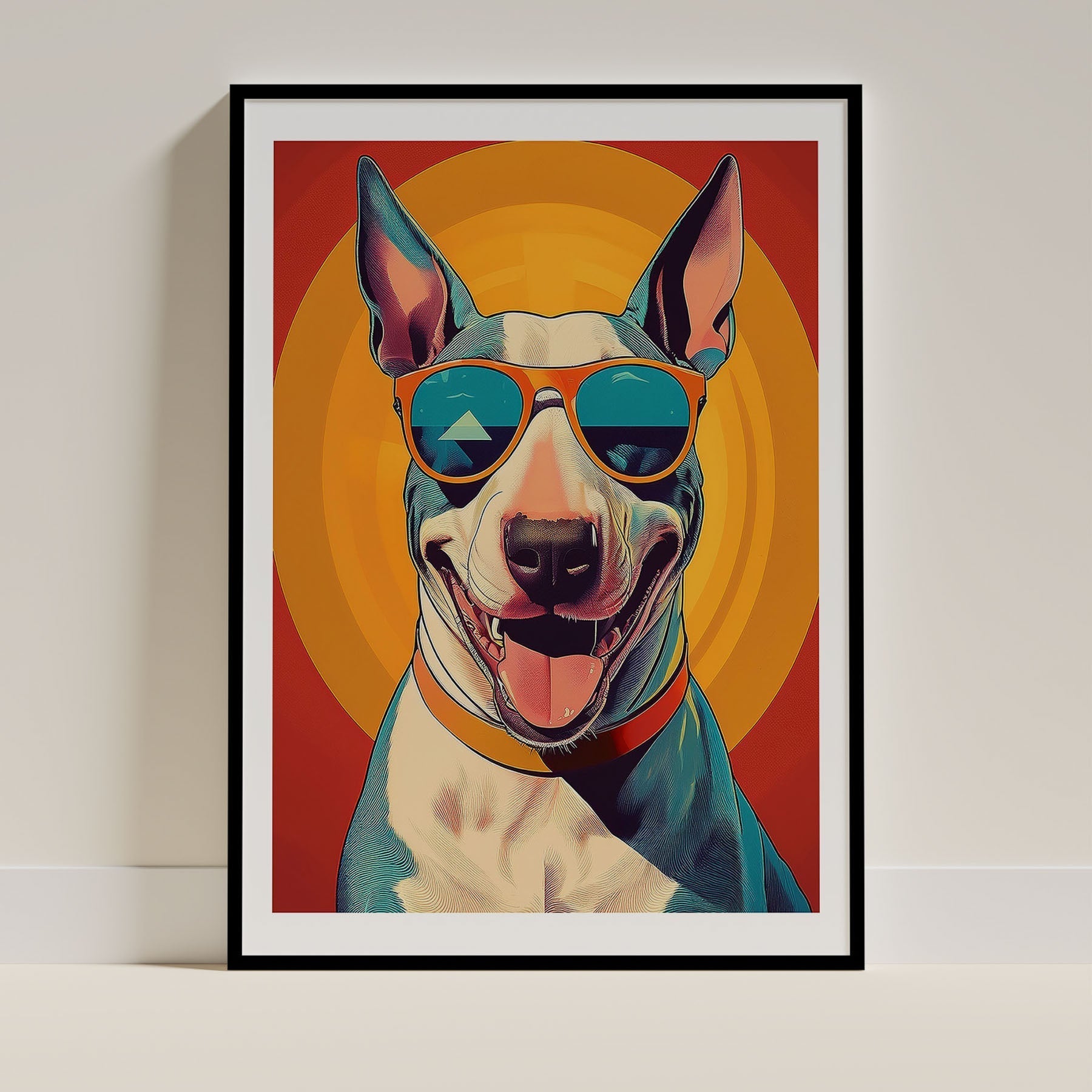 Terrier Dog Art Print Unframed | 2 Unique Designs | Wall Art Gift for Dog Lovers | Dogsy & Co
