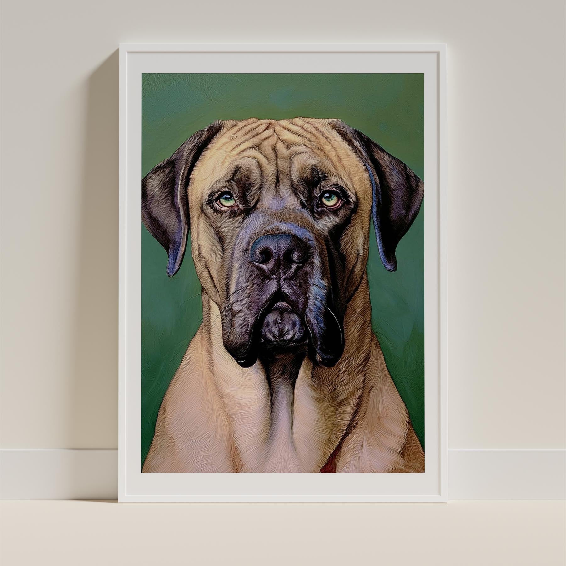 Neapolitan Mastiff Green Painted Series image 9