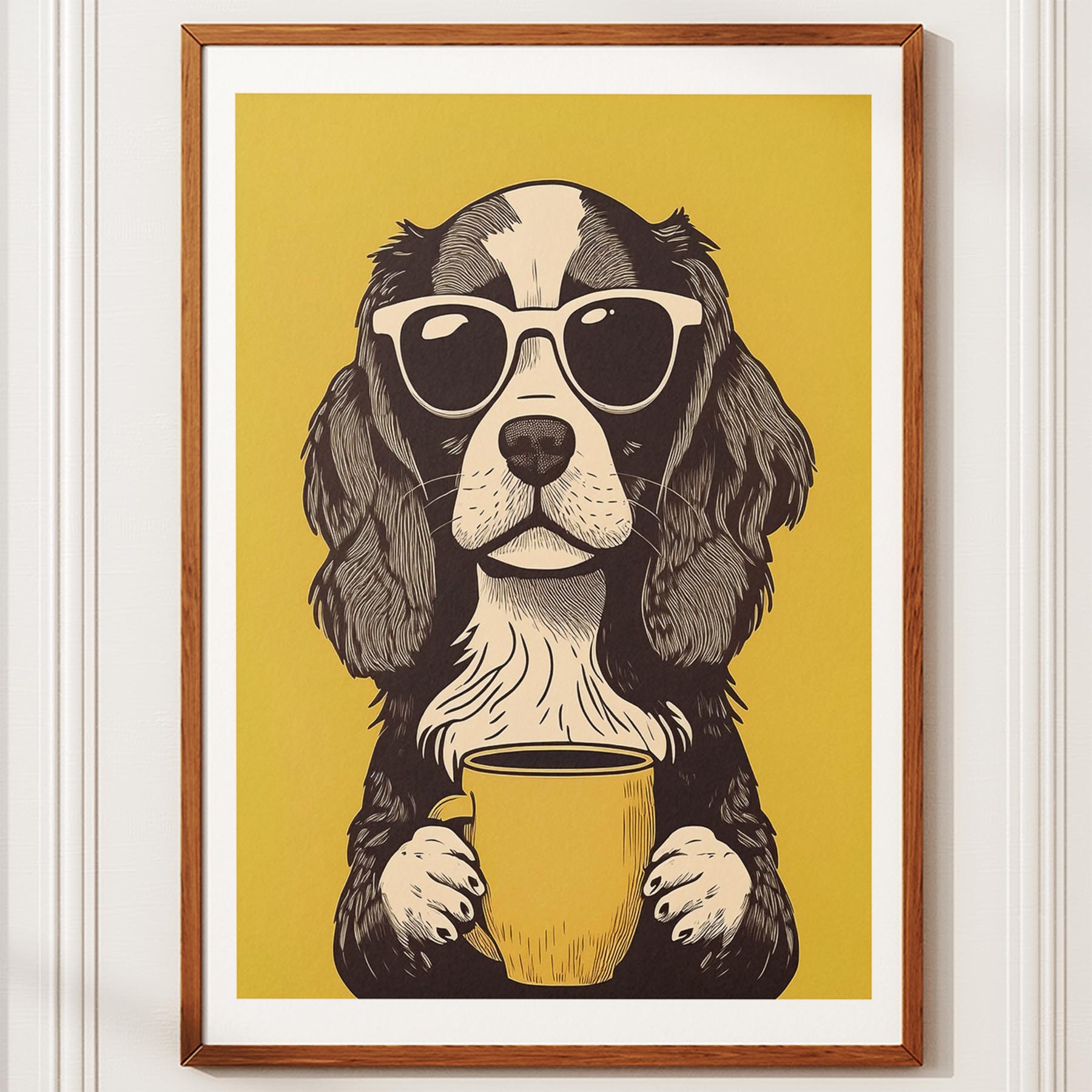Cavalier King Charles Spaniel Chillin Coffee Dog image 10