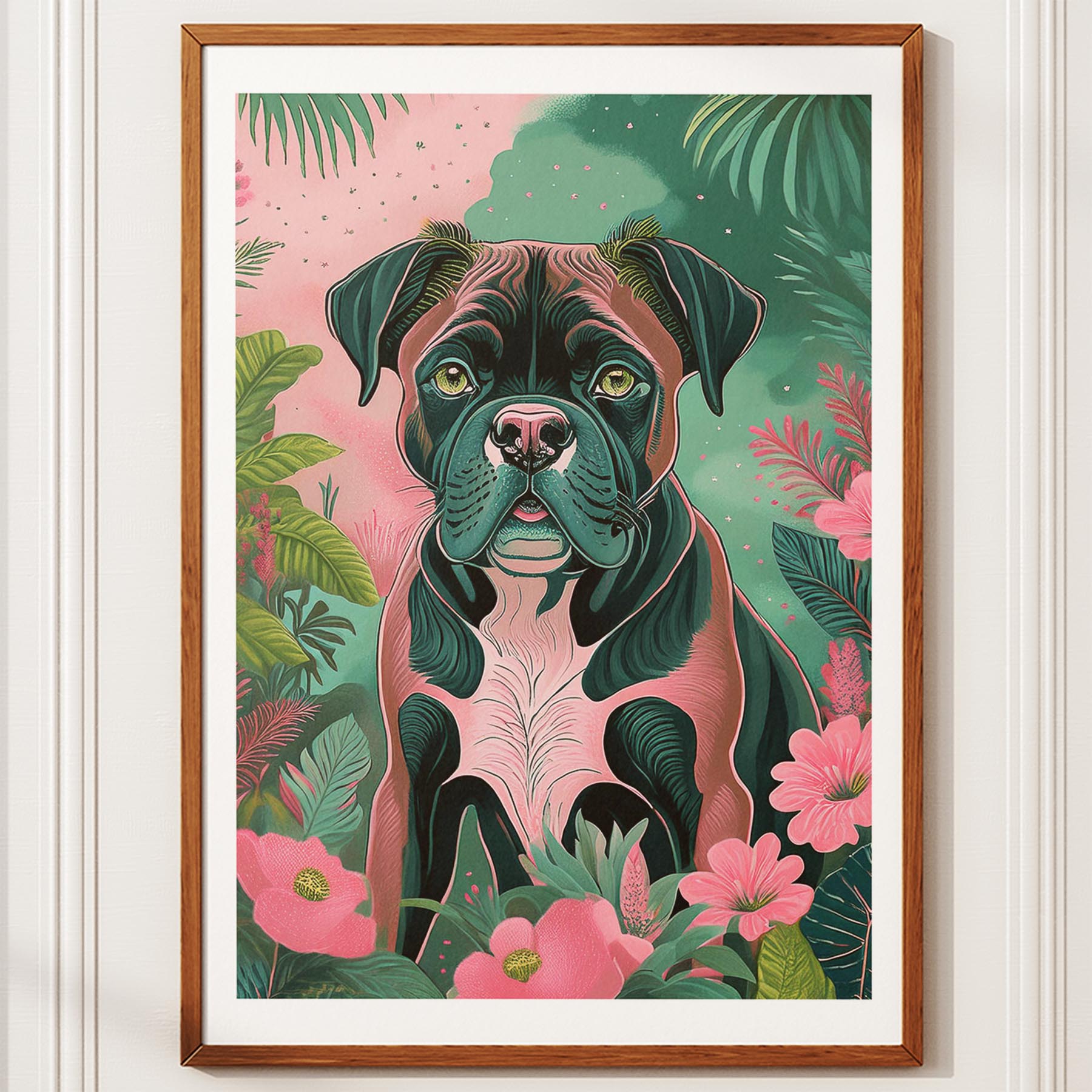 Boxer Flowery Dog image 10