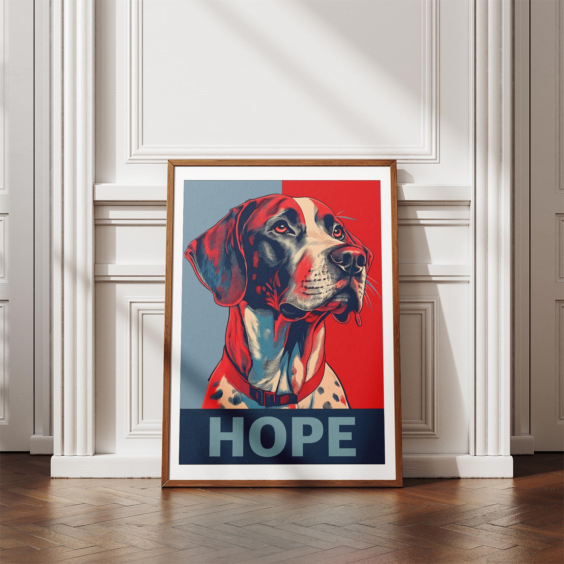 German Pointer HOPE Series Inspired by the Obama Poster image 4