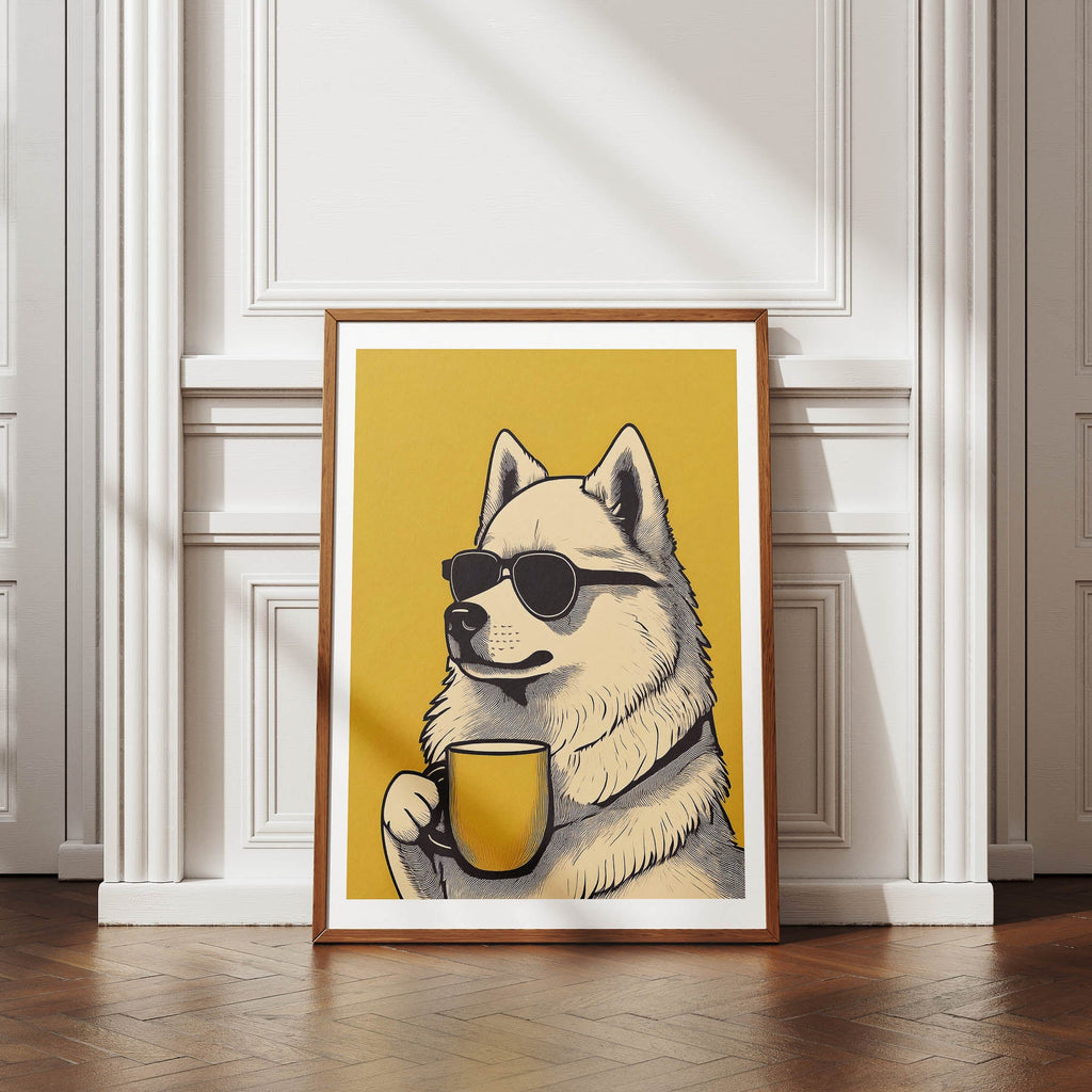 Samoyed Chillin Coffee Dog image 4