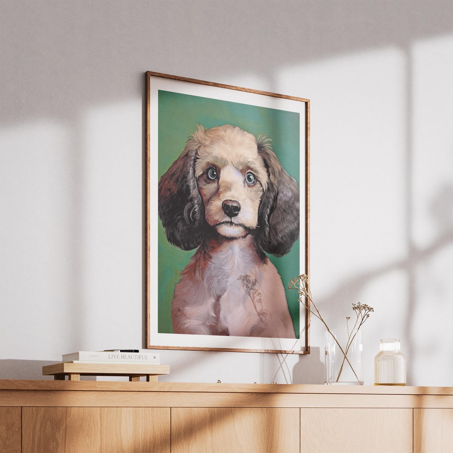 Cavoodle Green Painted Series image 5