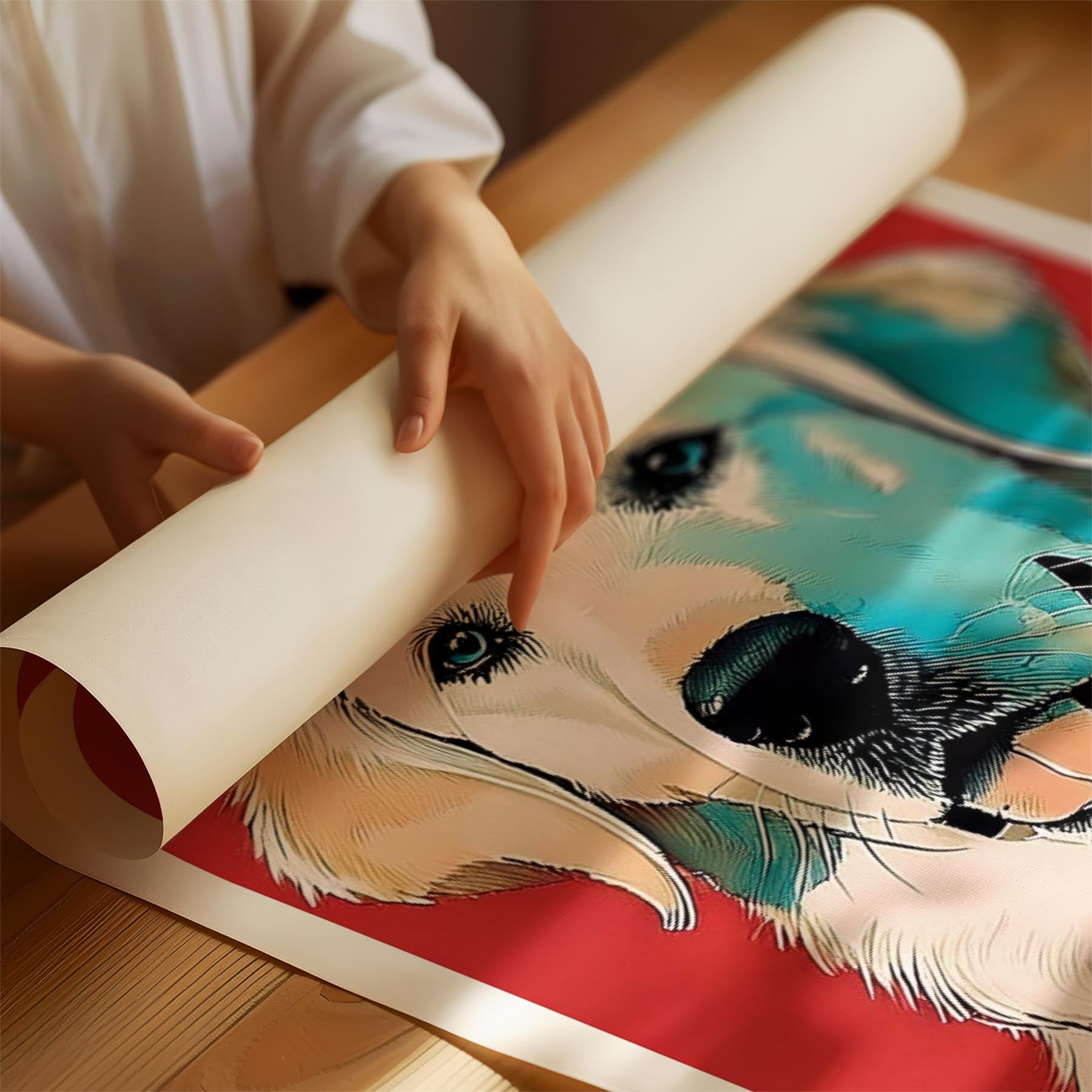 Golden Retriever Red Dog Series image 1