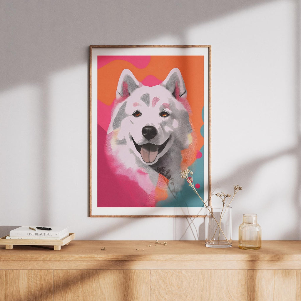 Samoyed Modern Pop Dog Series image 8