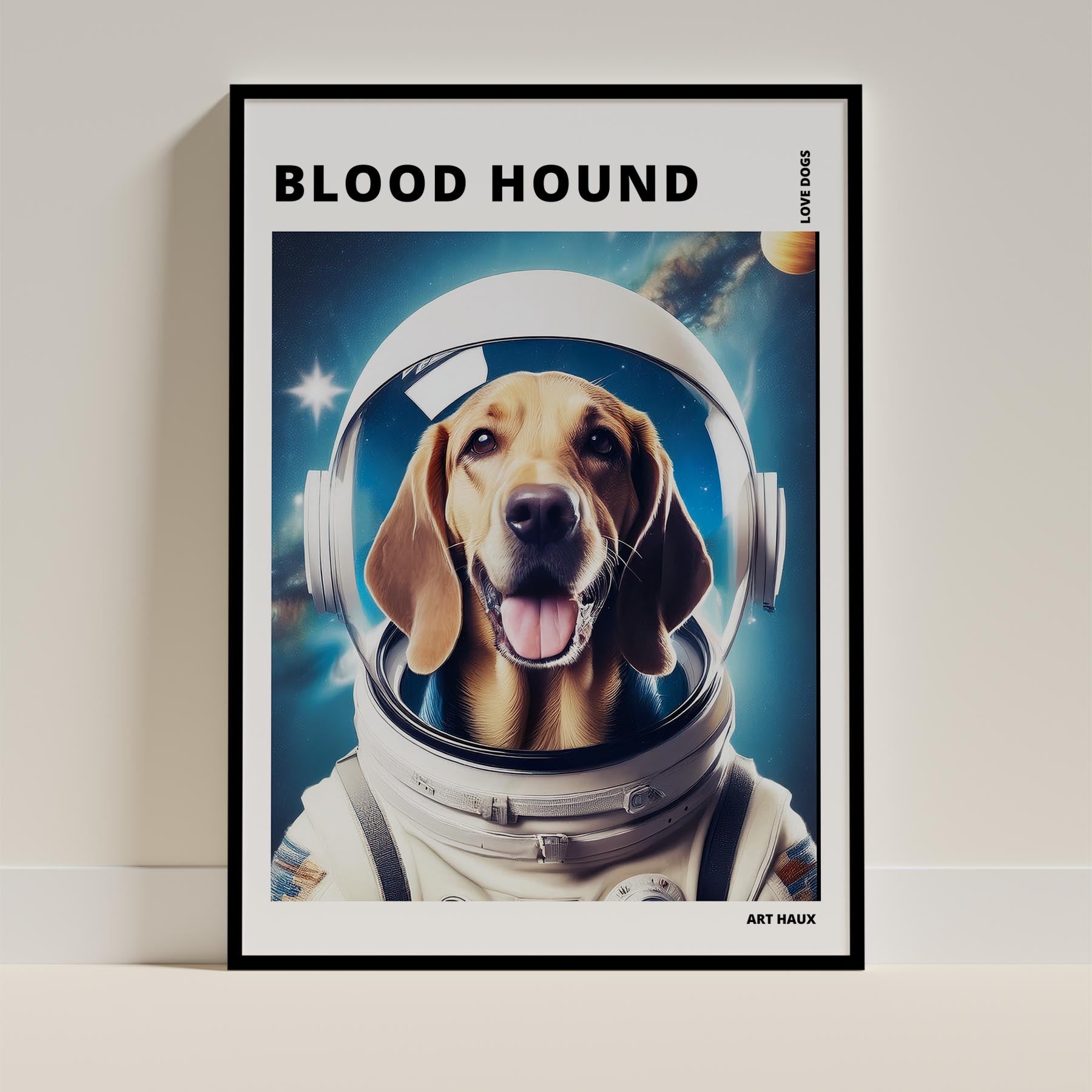 Bloodhound Dog Art Print Unframed Vol 2 | 9 Unique Designs | Wall Art Gift for Dog Lovers - Image 2 | Dogsy & Co