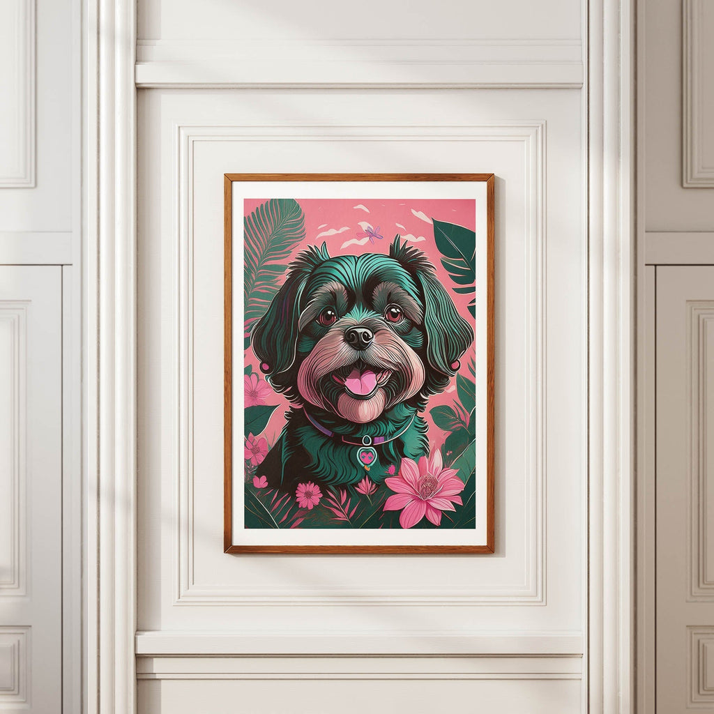 Shihpoo Flowery Dog image 3