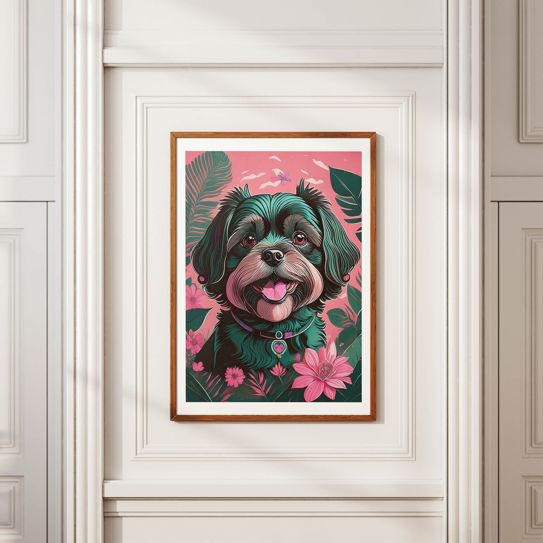 Shihpoo Flowery Dog image 3
