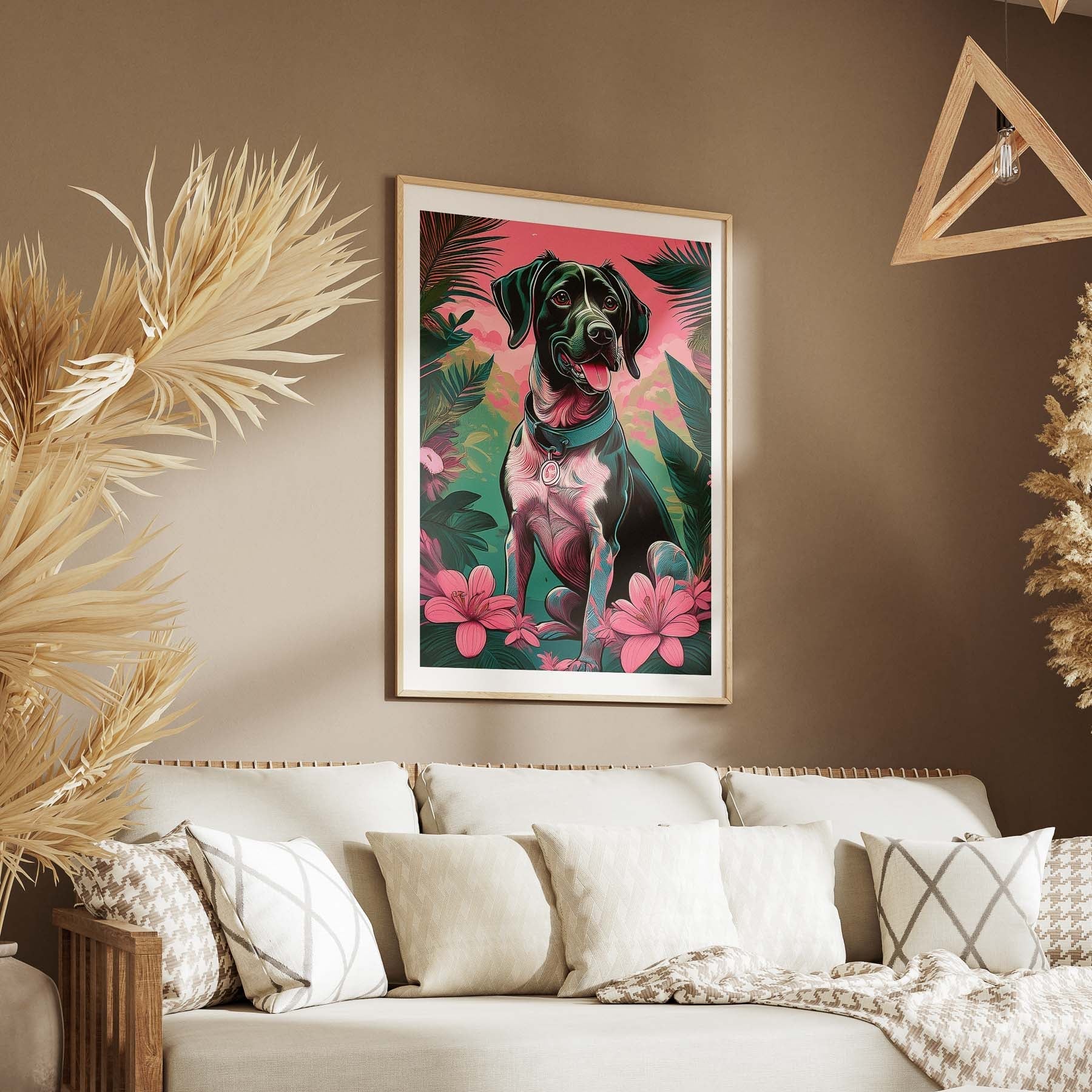 German Pointer Flowery Dog image 5