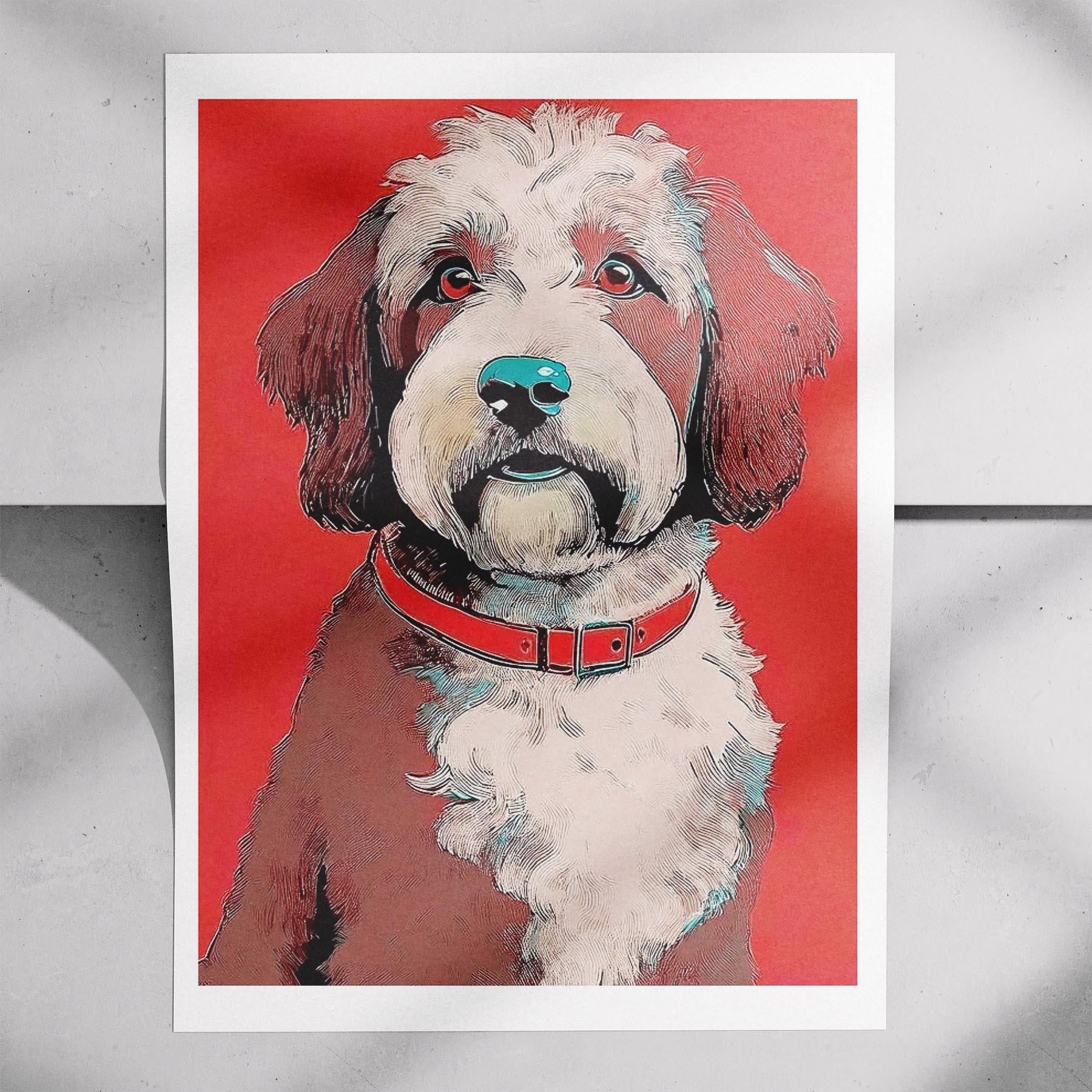 Spanish Water Dog Red Dog Series image 7