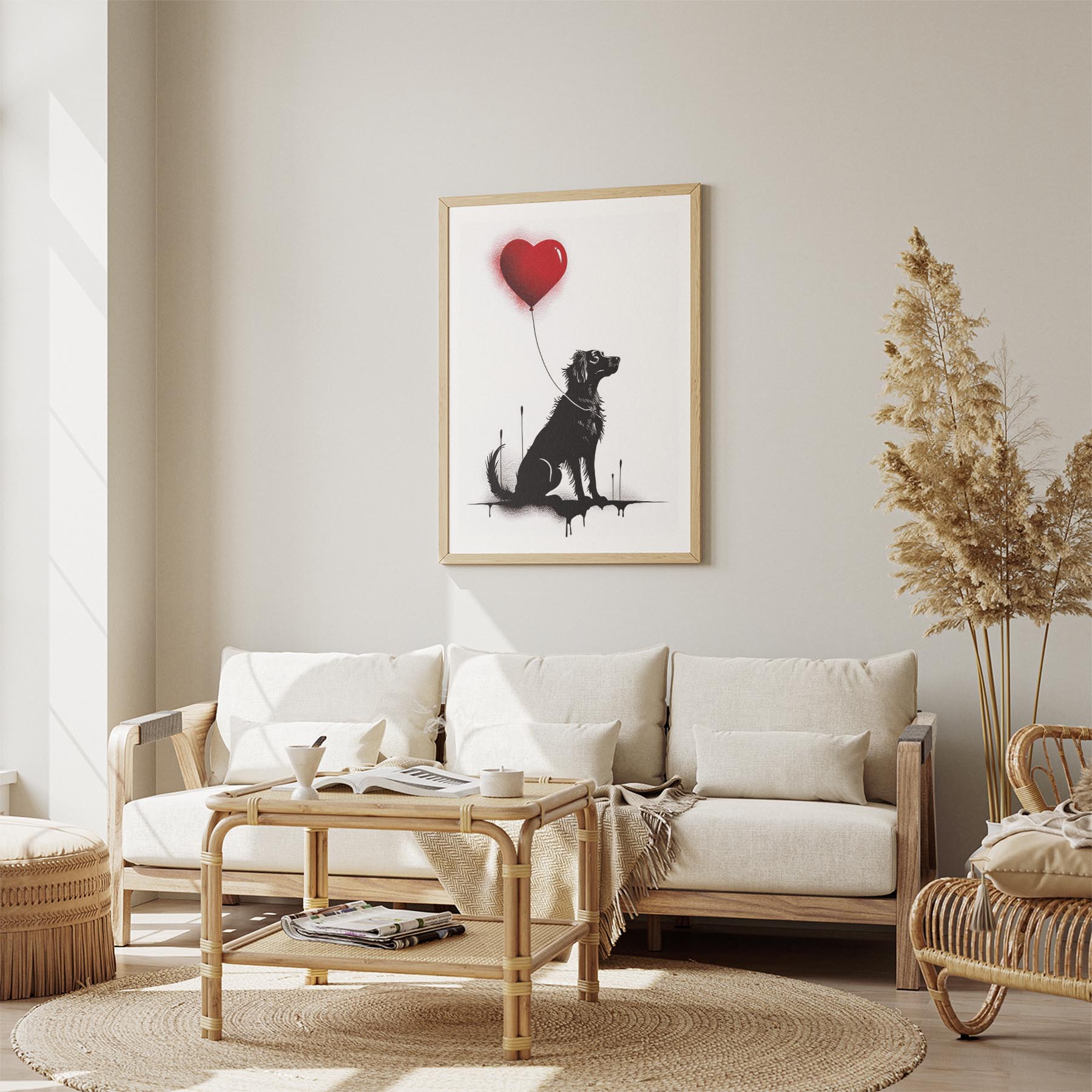 Afghan DOGSY Series inspired by the Art of Banksy image 2