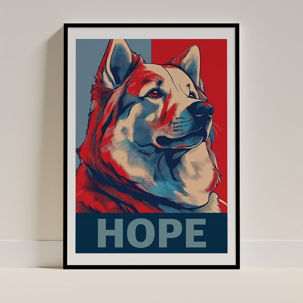 Samoyed HOPE Series Inspired by the Obama Poster image 0