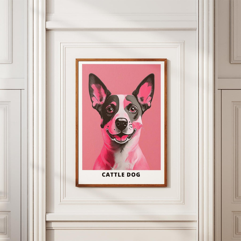 Cattle Dog Pink and Black Dog Series 1 image 3