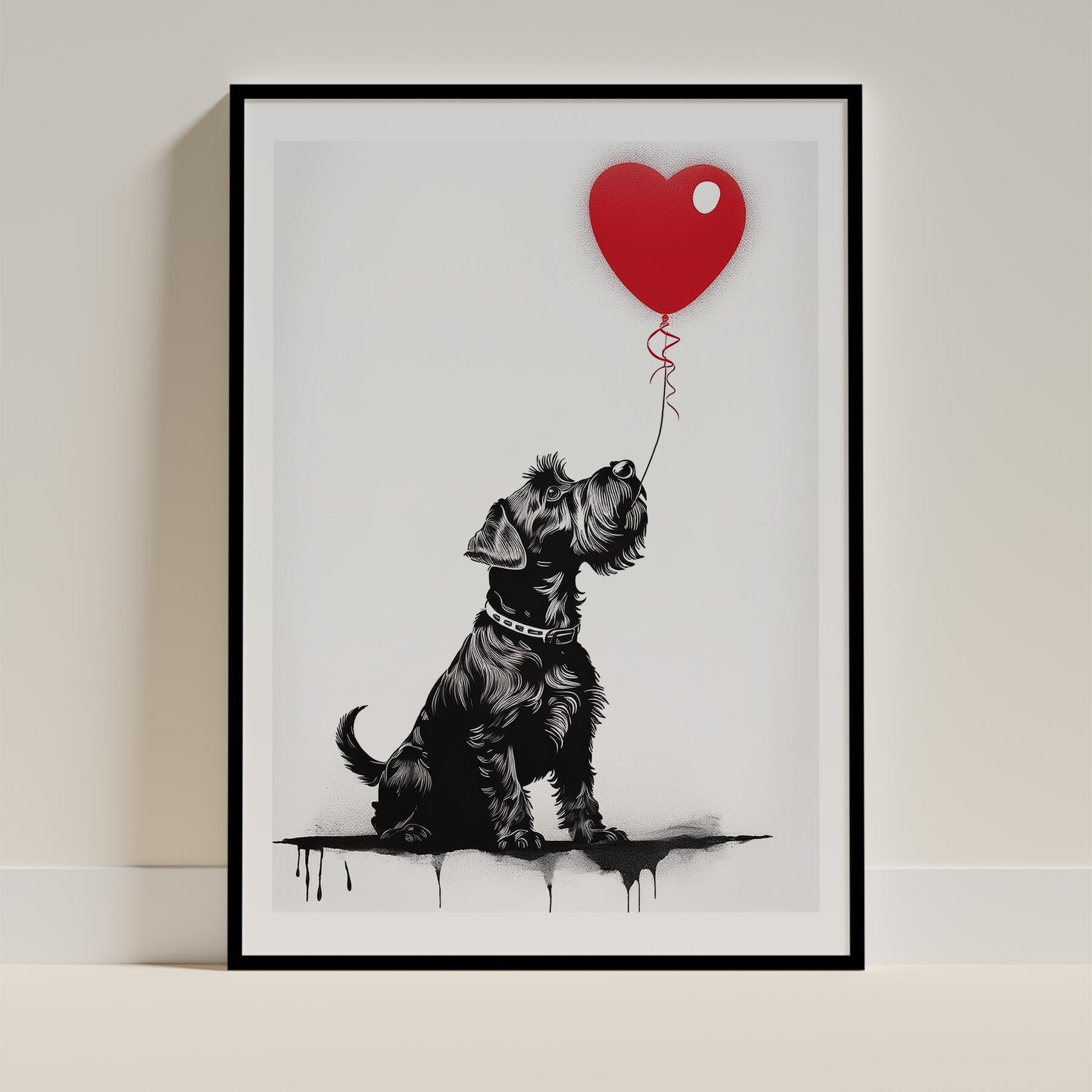 Miniature Schnauzer Dog Art Print Unframed Vol 1 | 11 Unique Designs | Wall Art Gift for Dog Lovers - Image 3 | Dogsy & Co