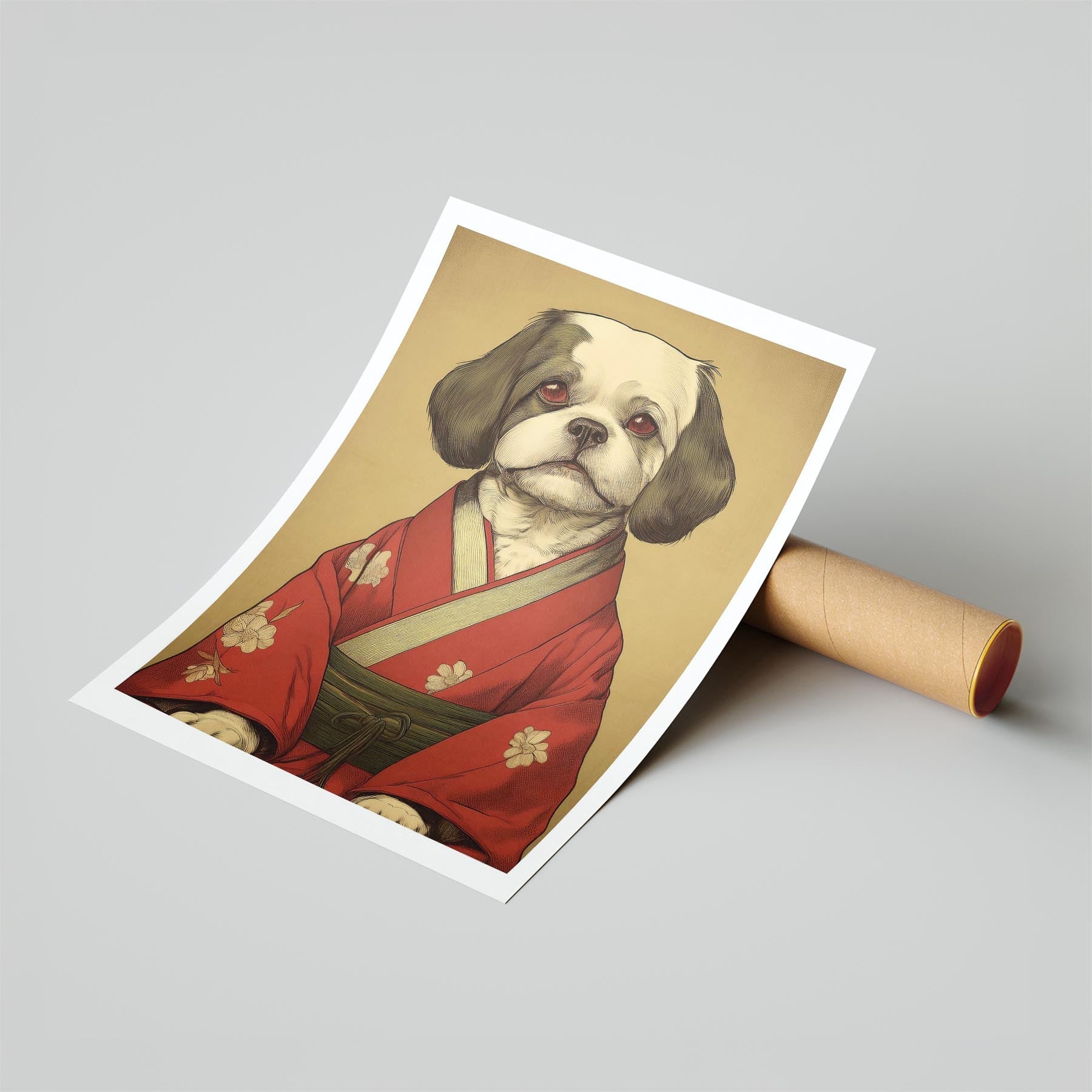 Shih Tzu Japanse Kimono Dog Series image 6