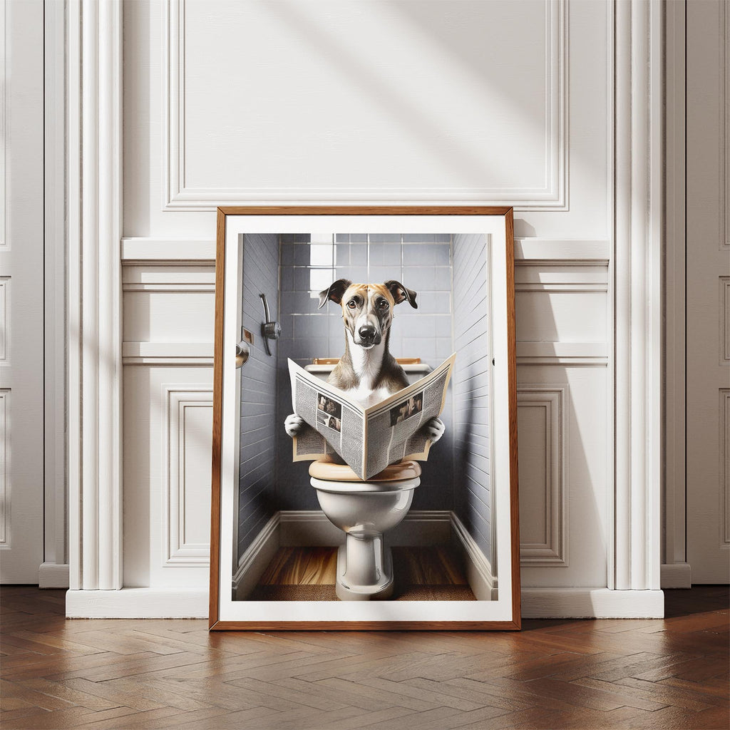 Greyhound Toilet Humour Dog Series 1 image 4