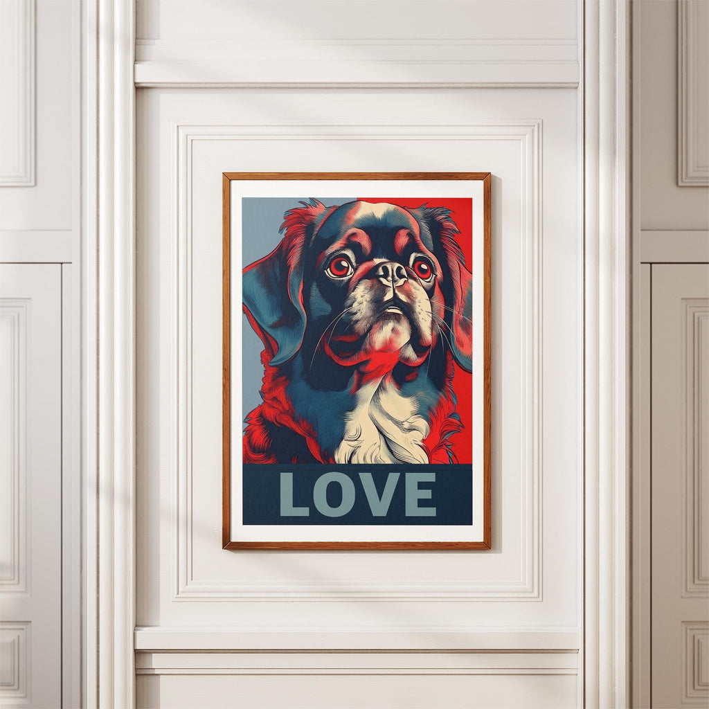 Pekingese LOVE Series Inspired by the Obama Poster image 3