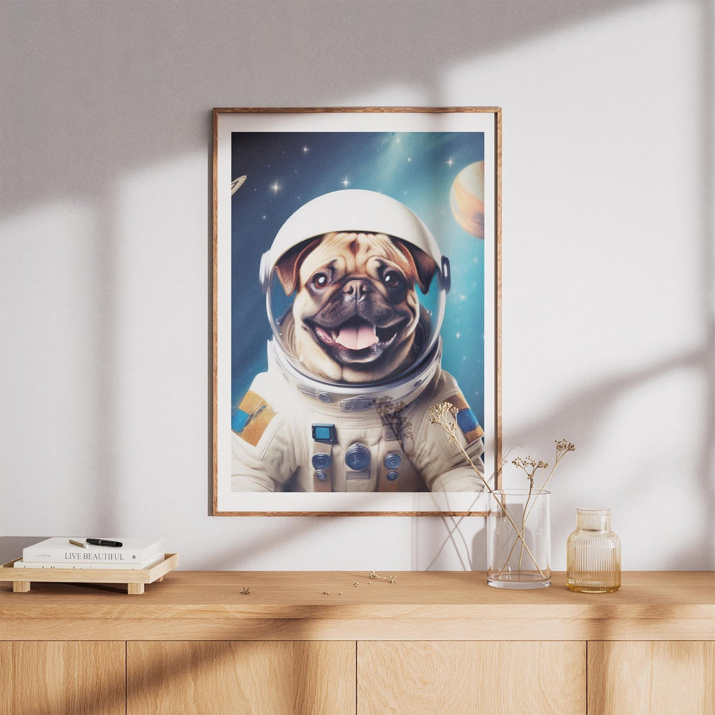 Pug Astronaut Dog Series image 8