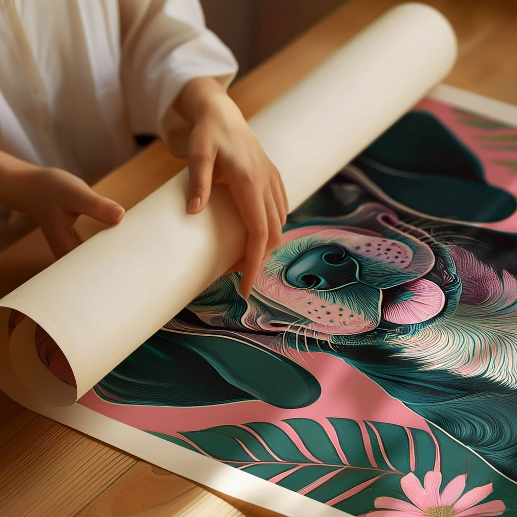 Beagle Flowery Dog image 1