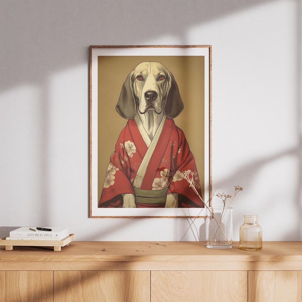 Bloodhound Japanse Kimono Dog Series image 8