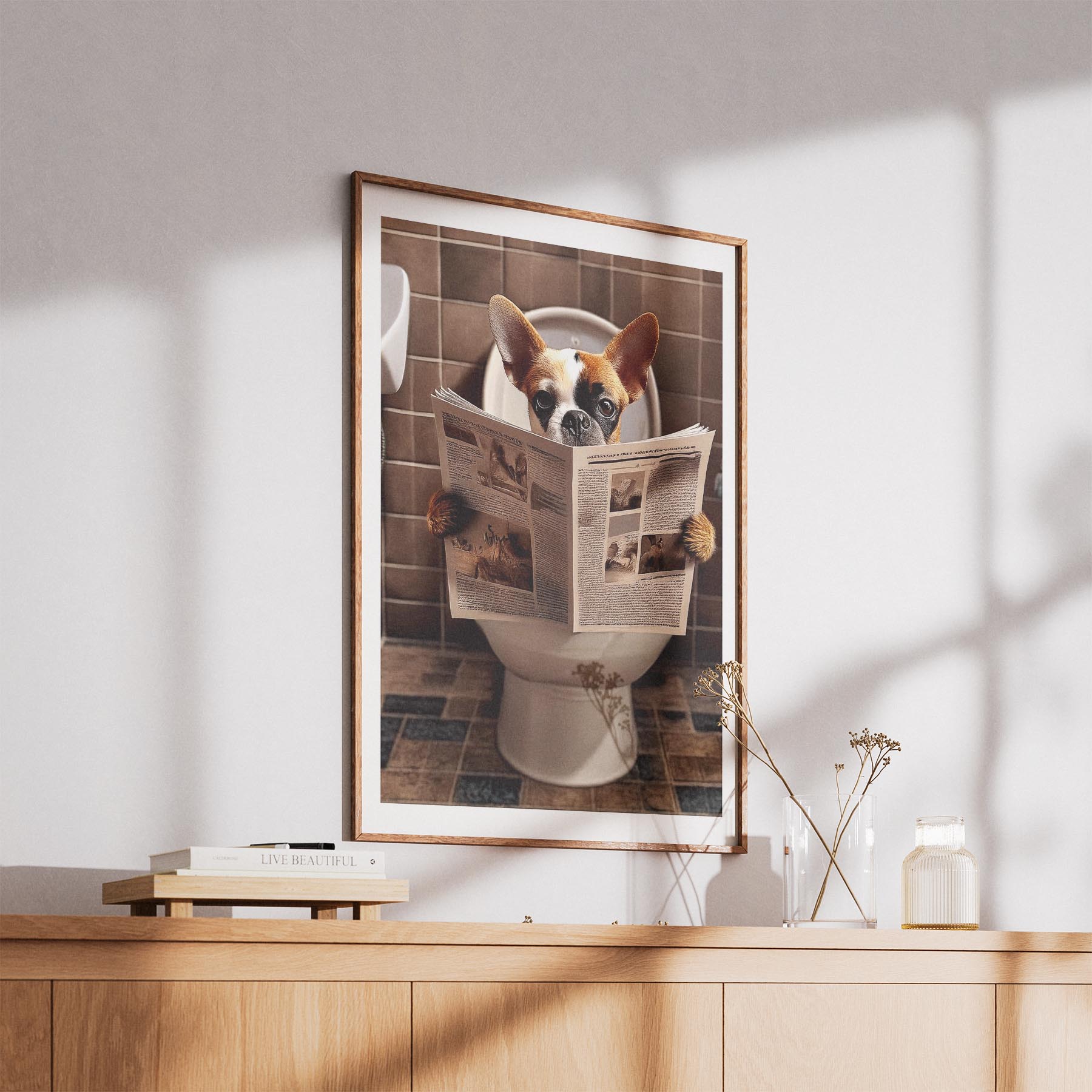 Boston Terrier Toilet Humour Dog Series 1 image 5