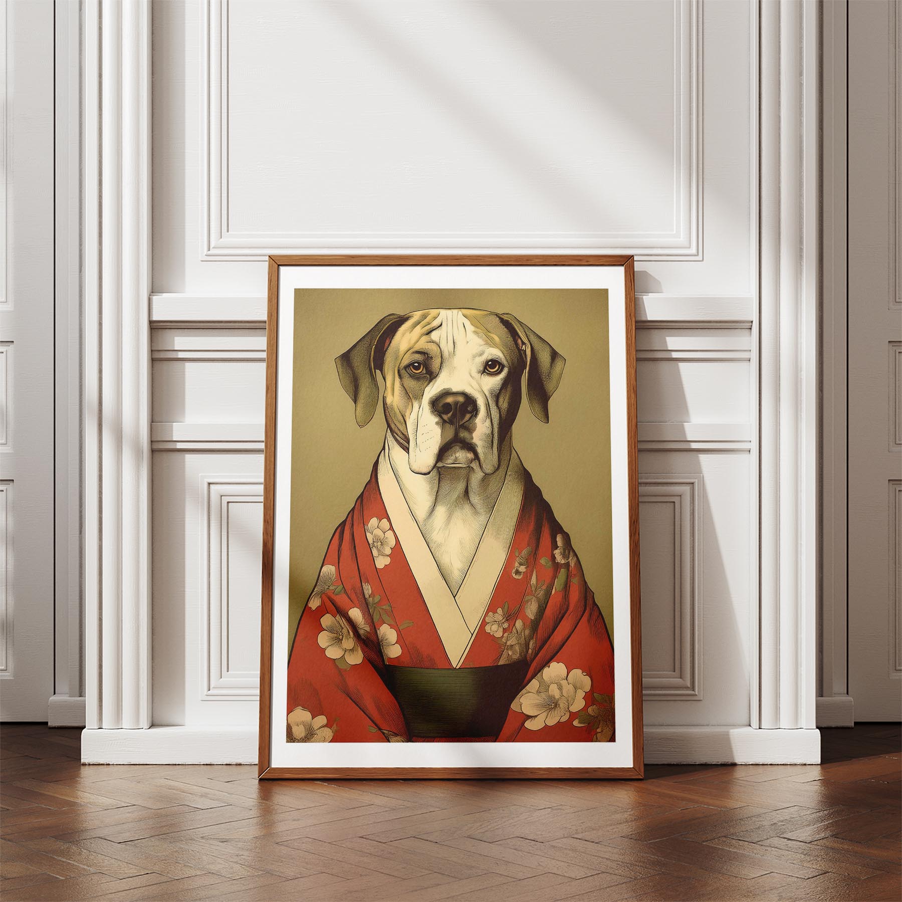 Dogue de Bordeaux Japanse Kimono Dog Series image 4