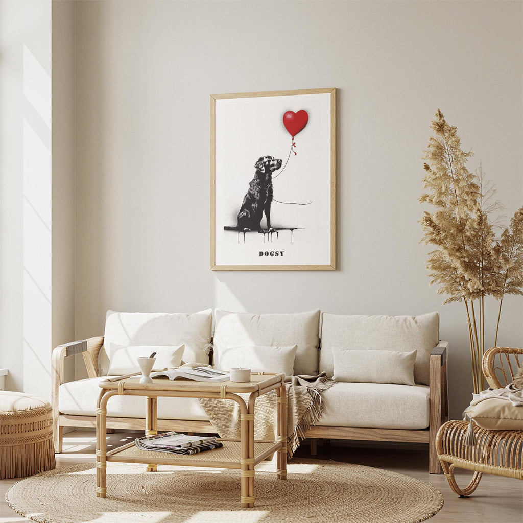 Murray River Retriever DOGSY Series inspired by the Art of Banksy with text Dogs image 2