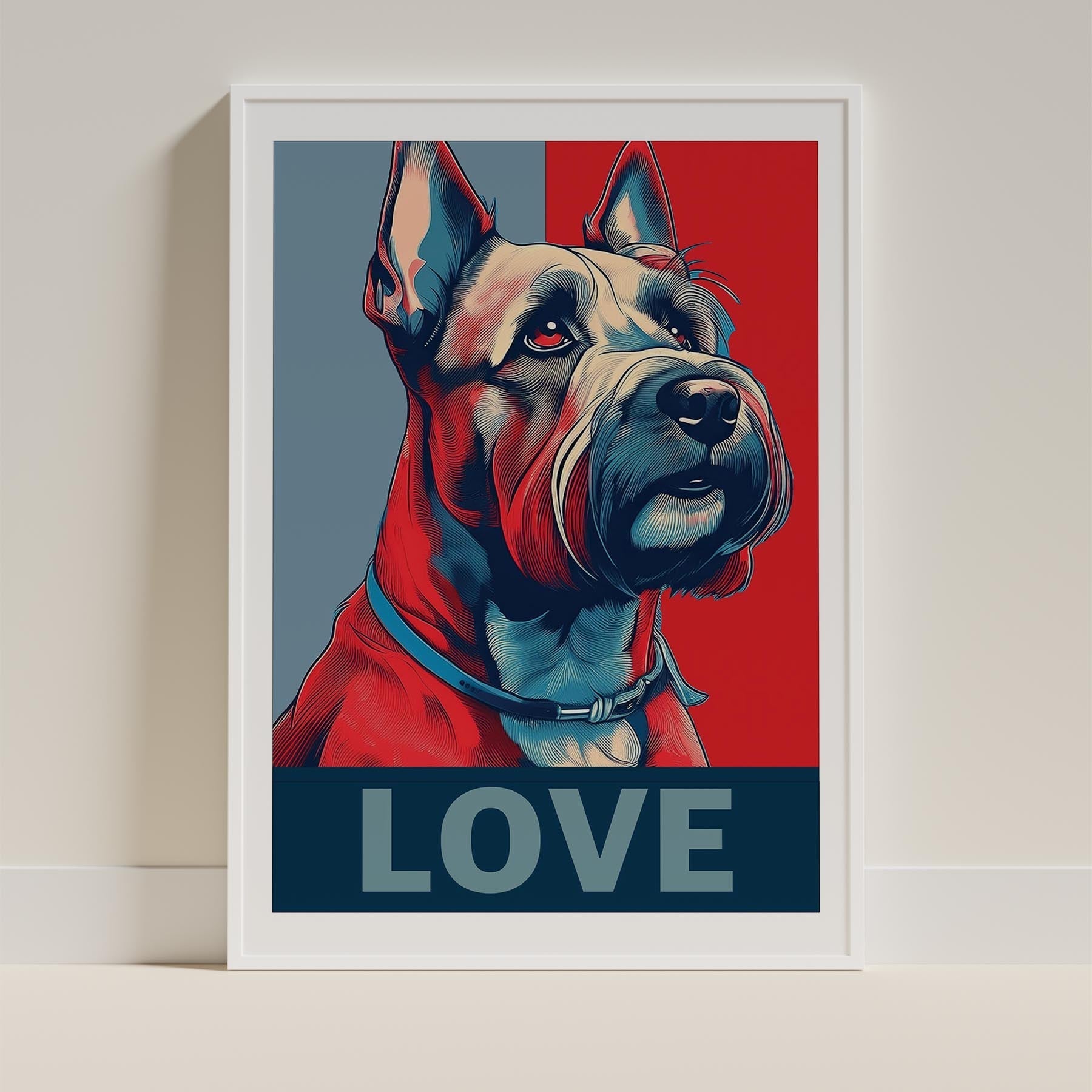 Scottish Terrier LOVE Series Inspired by the Obama Poster image 9