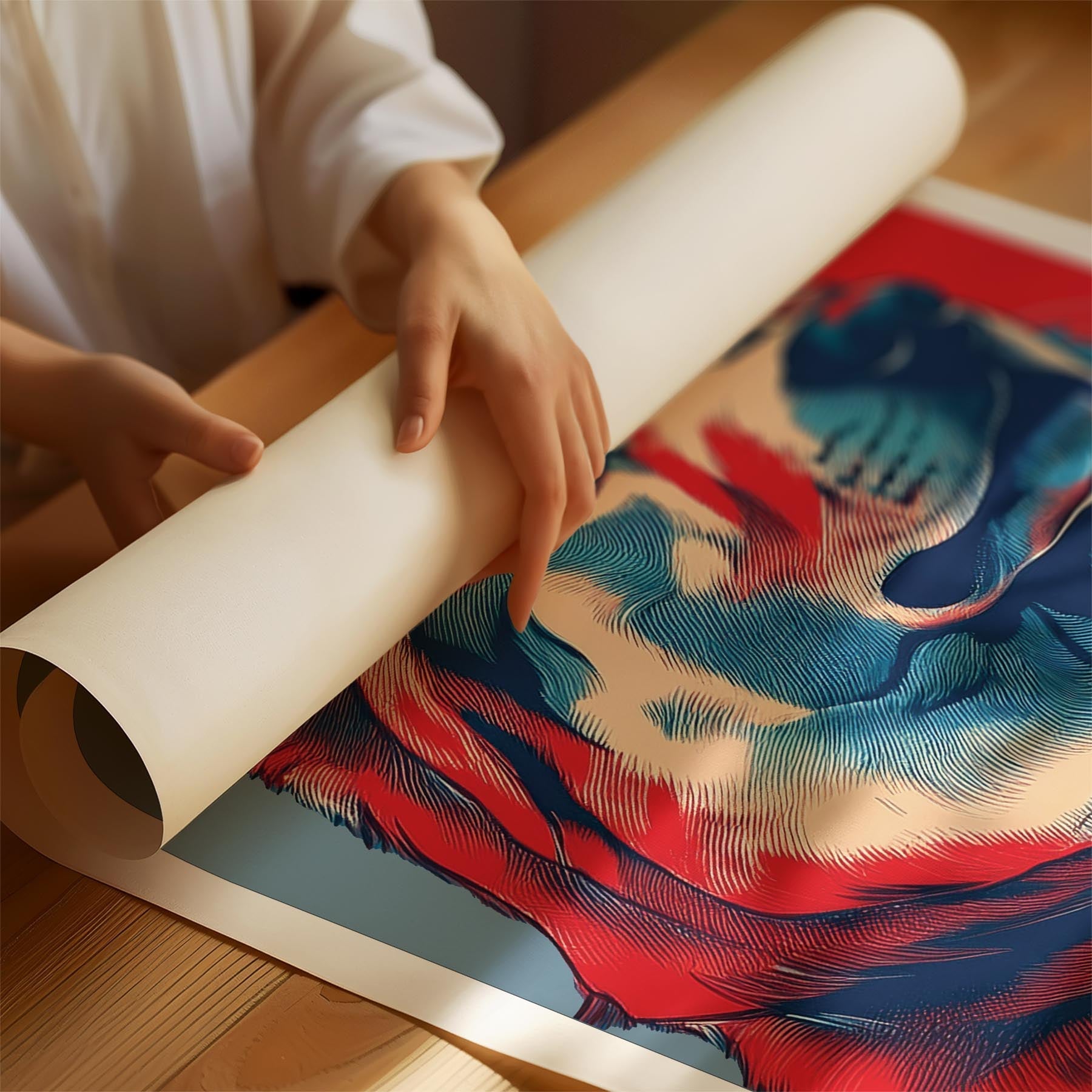 Samoyed HOPE Series Inspired by the Obama Poster image 1