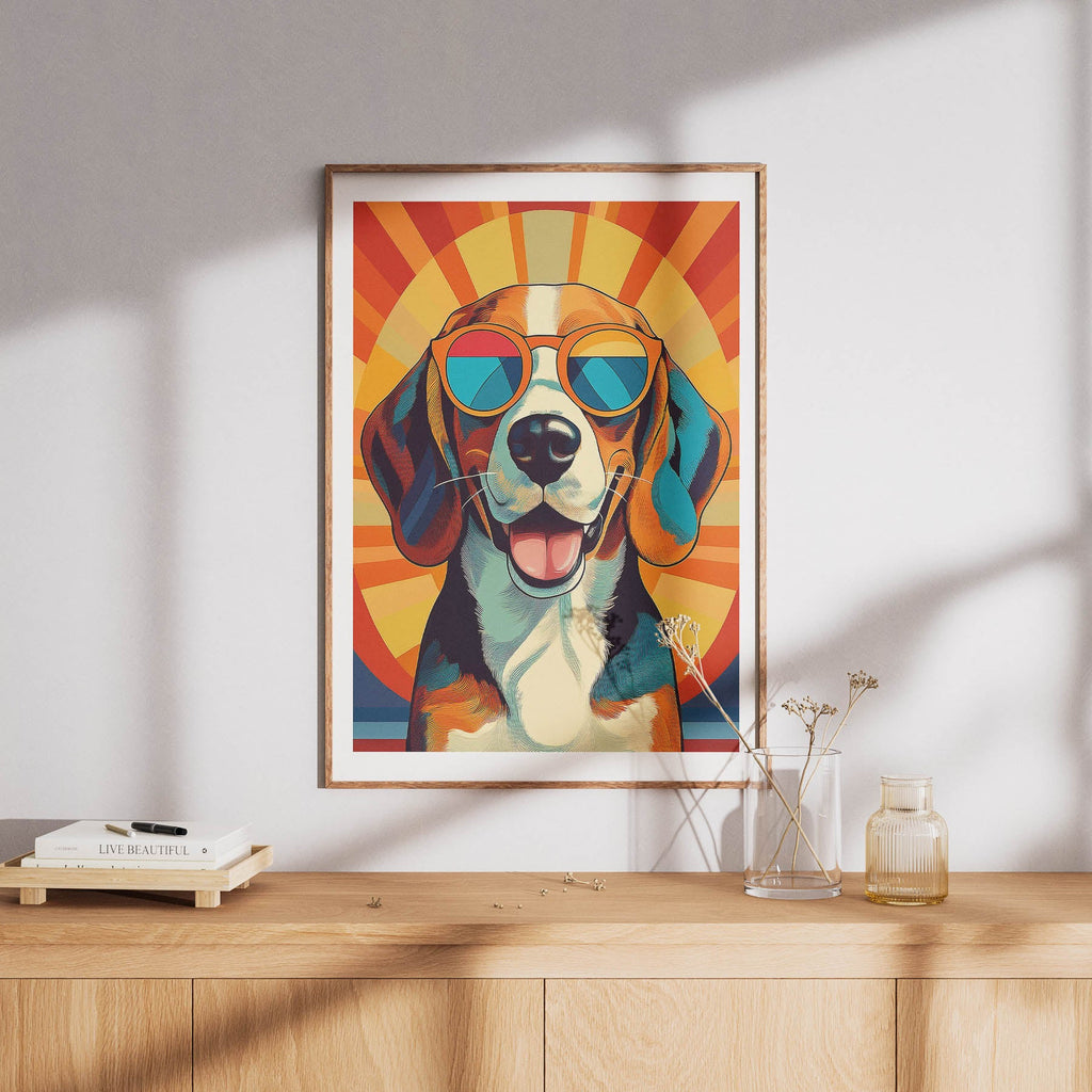 Beagle In Colourful Sunnies 1 image 8