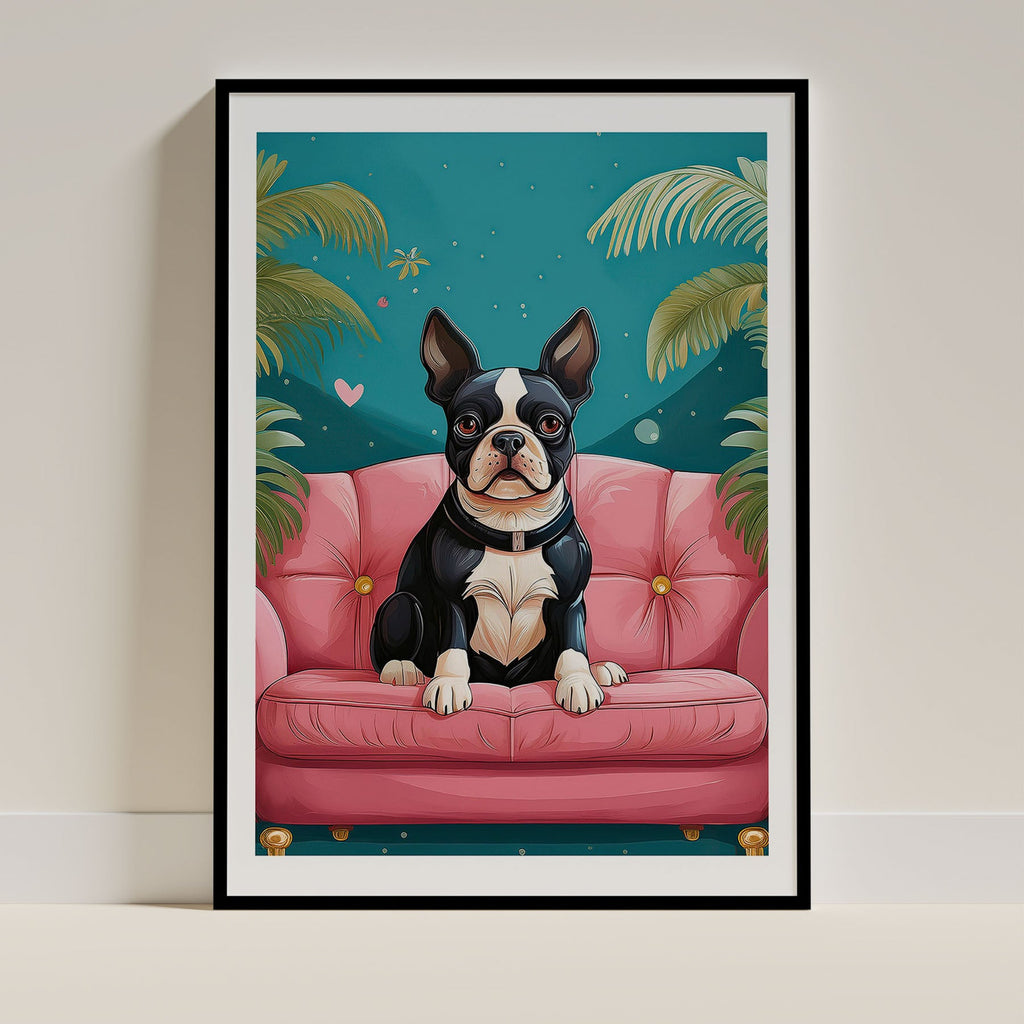 Boston Terrier  Just Lounging Around image 0