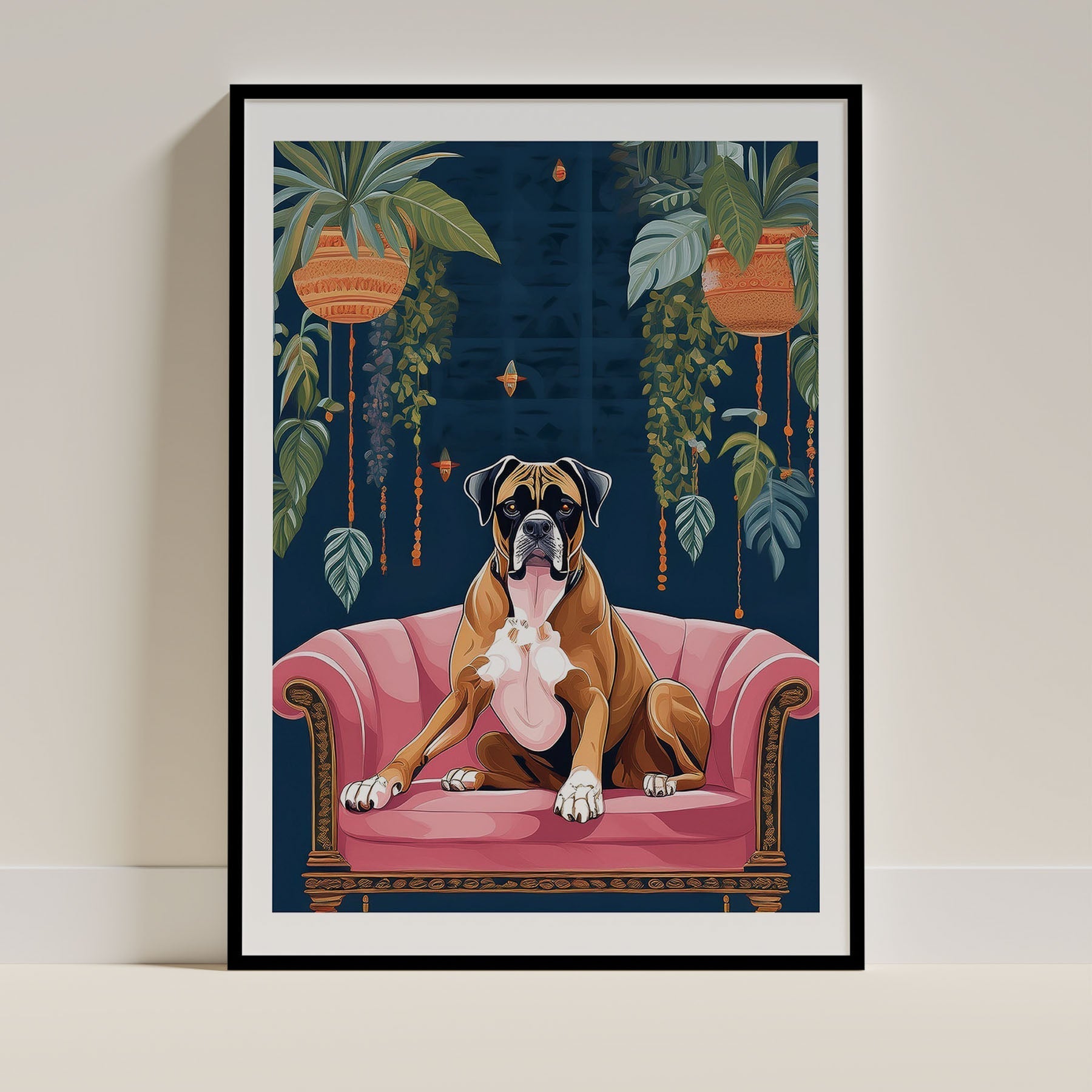 Boxer Dog Art Print Unframed Vol 2 | 11 Unique Designs | Wall Art Gift for Dog Lovers - Image 6 | Dogsy & Co