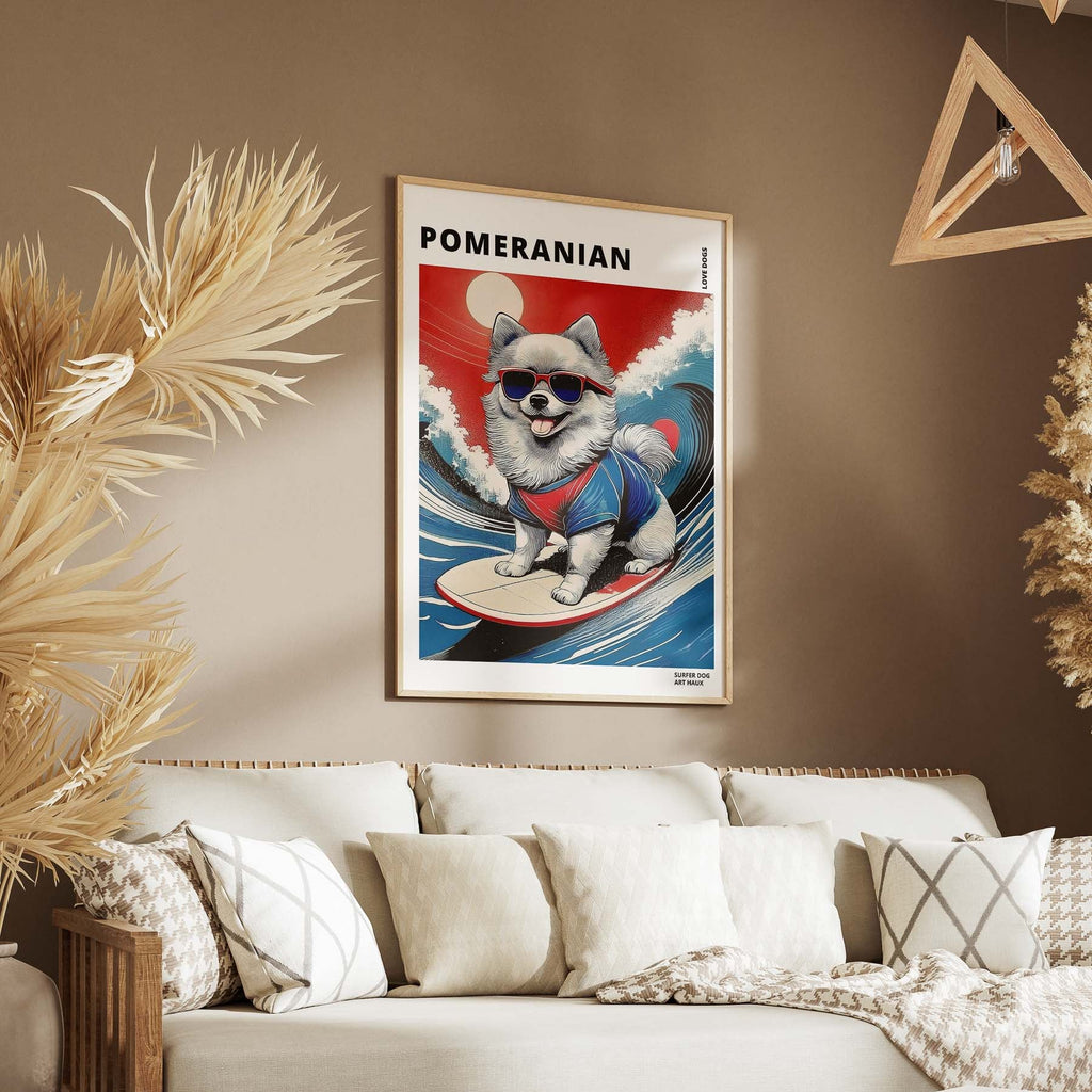 Pomeranian Hokosai Surfer Dogs 1 image 5