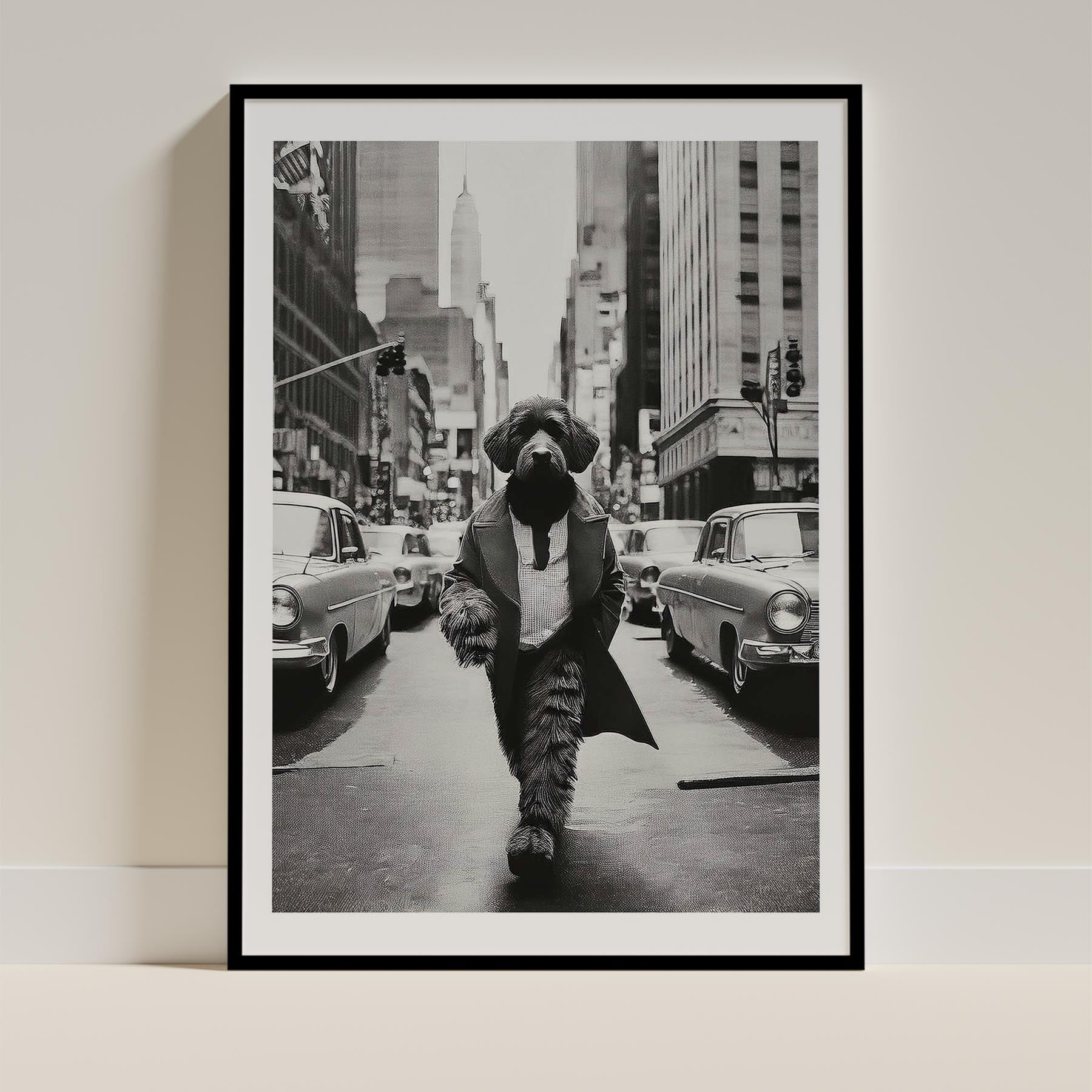 Curly Coated Retriever Dog Art Print Unframed | 6 Unique Designs | Wall Art Gift for Dog Lovers - Image 2 | Dogsy & Co