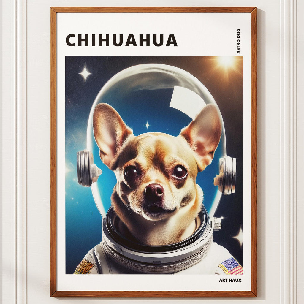 Chihuahua Astronaut Dog Series with Text Astro Dog image 10