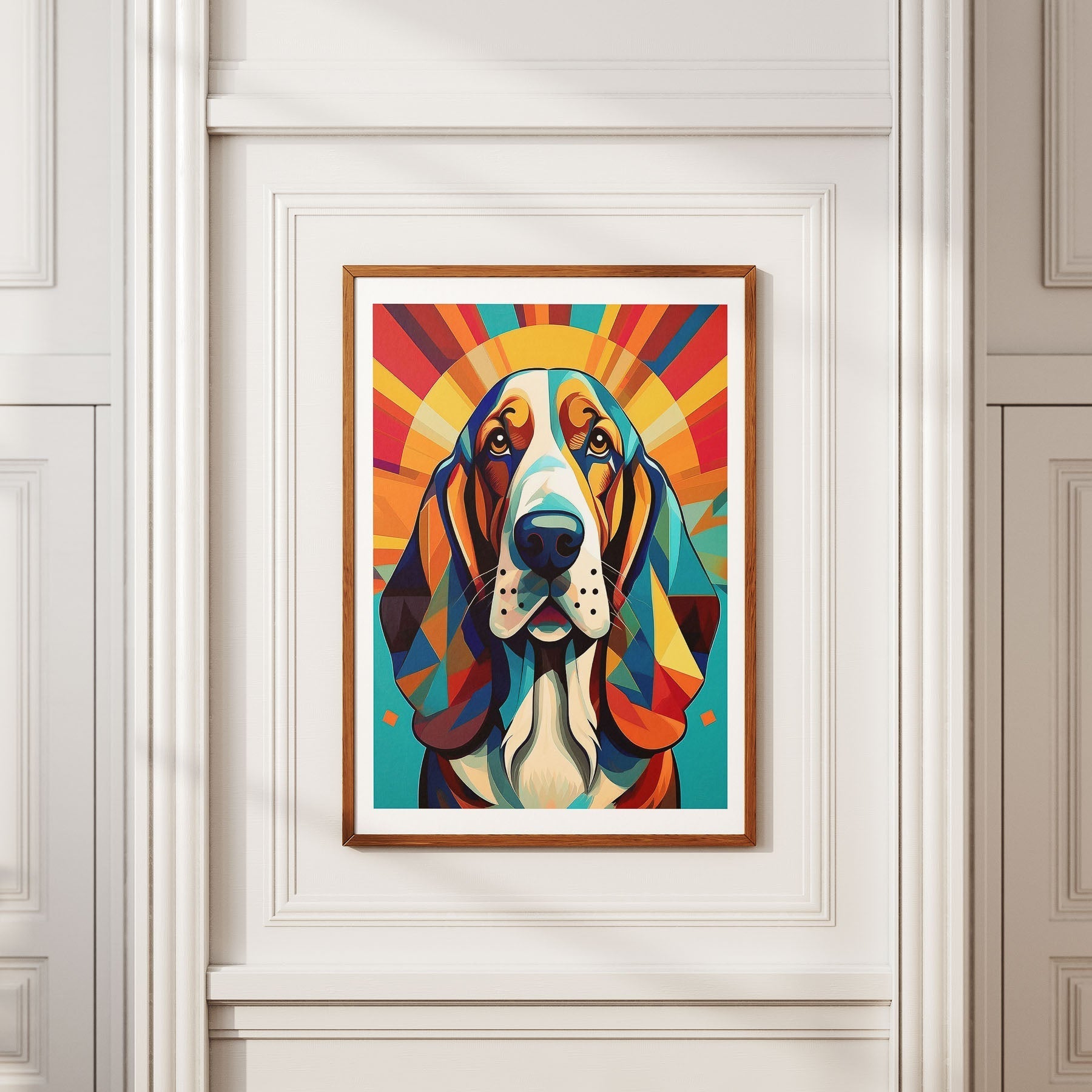Basset Hound Colour Graphics 1 image 3