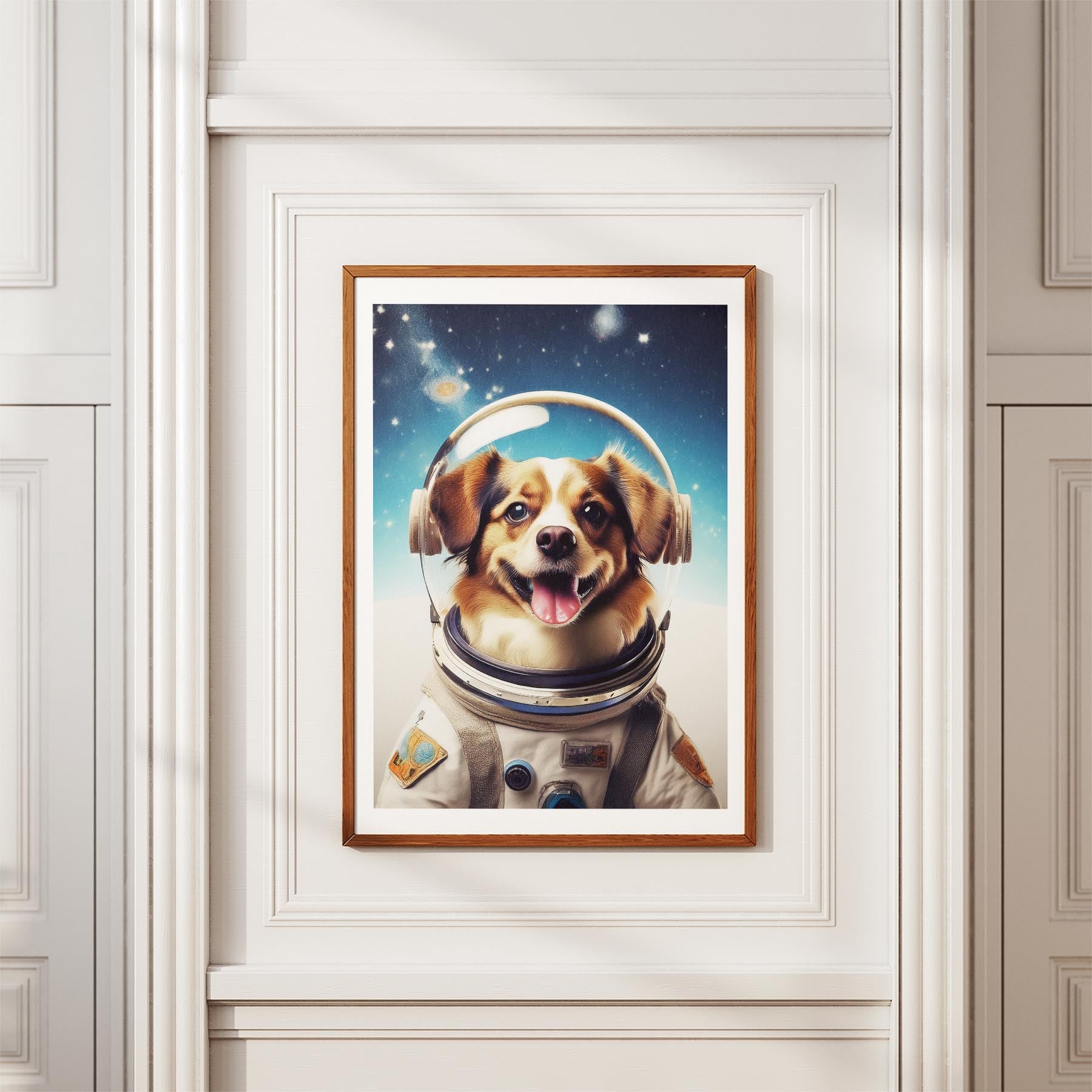 Papillon Astronaut Dog Series image 3