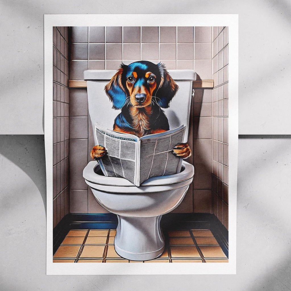 Dachshund Toilet Humour Dog Series 4 image 7