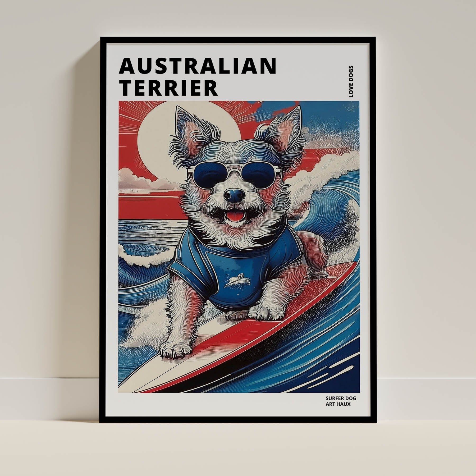 Australian Terrier Dog Art Print Unframed Vol 1 | 11 Unique Designs | Wall Art Gift for Dog Lovers - Image 11 | Dogsy & Co