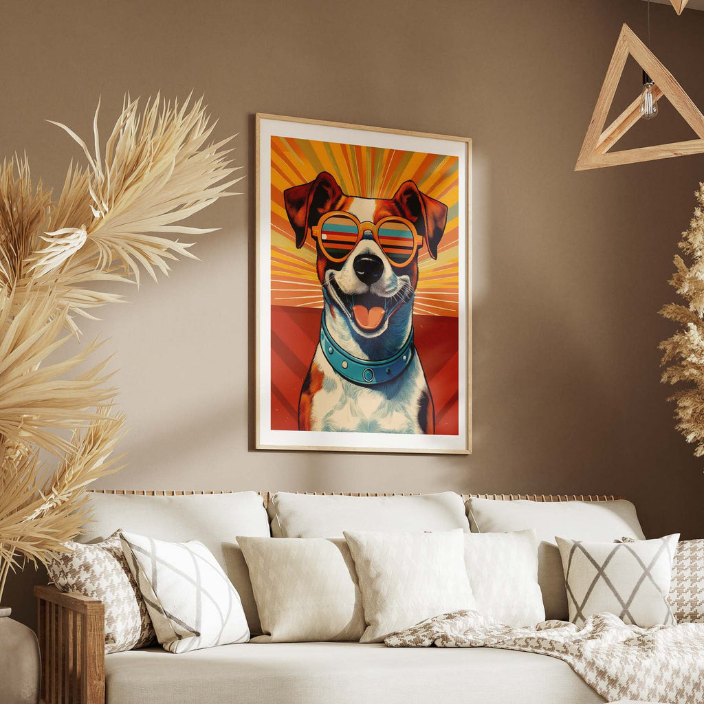 Jack Russell Terrier In Colourful Sunnies 1 image 5