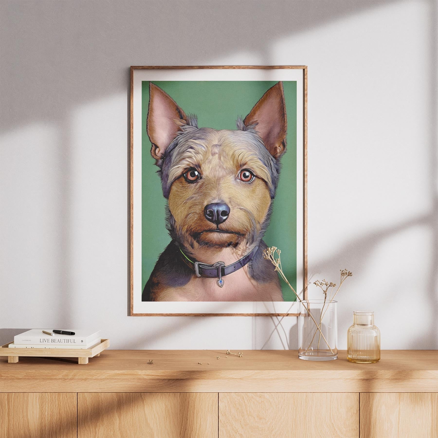 Australian Terrier Green Painted Series image 8